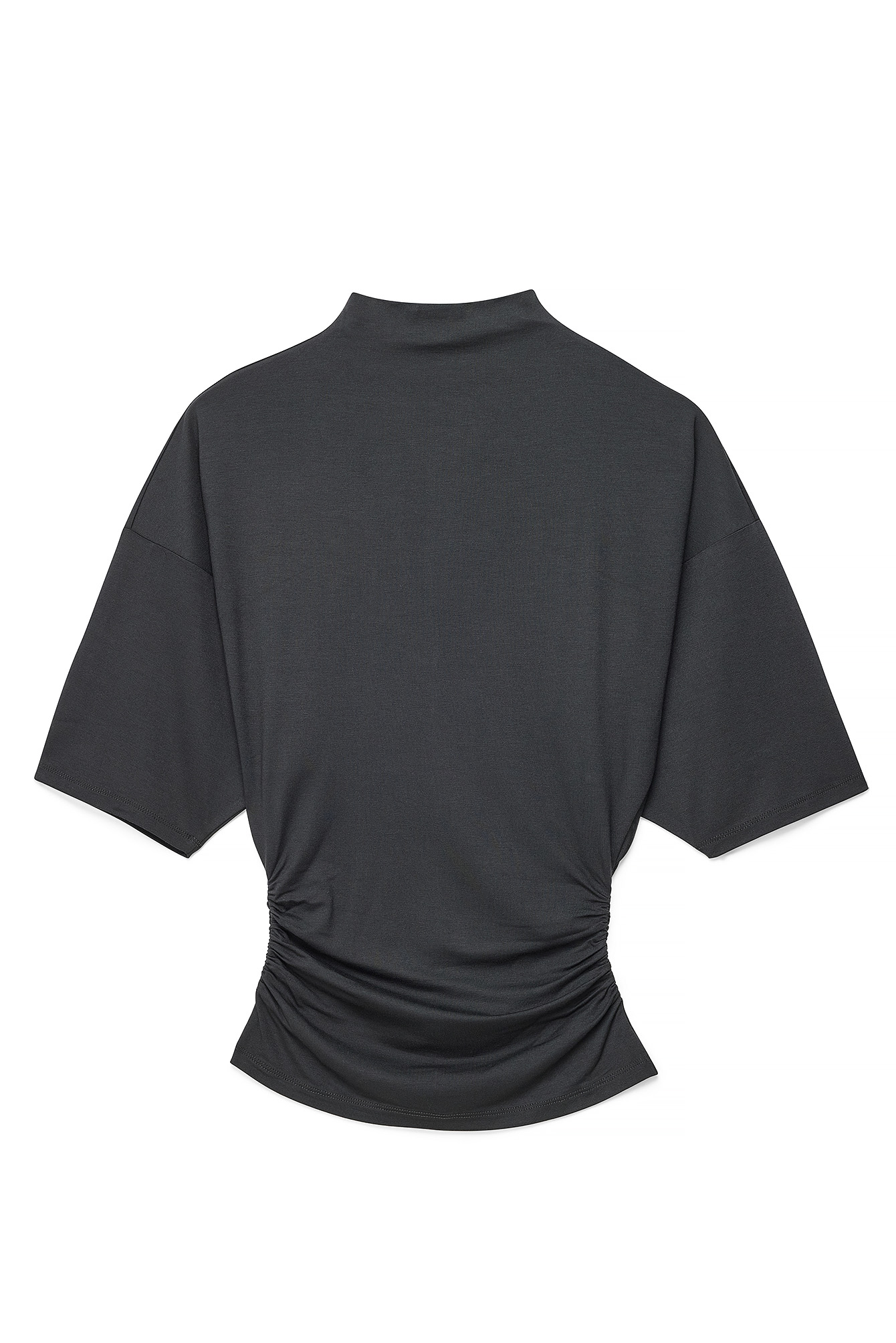 Soft Cotton Wide Sleeve Jersey Top White | NA-KD