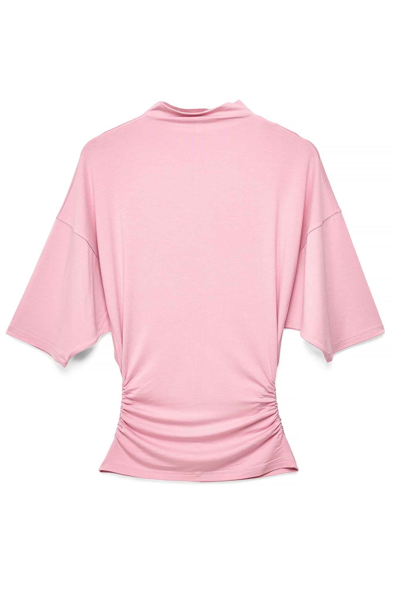 Soft Cotton Wide Sleeve Jersey Top White | NA-KD