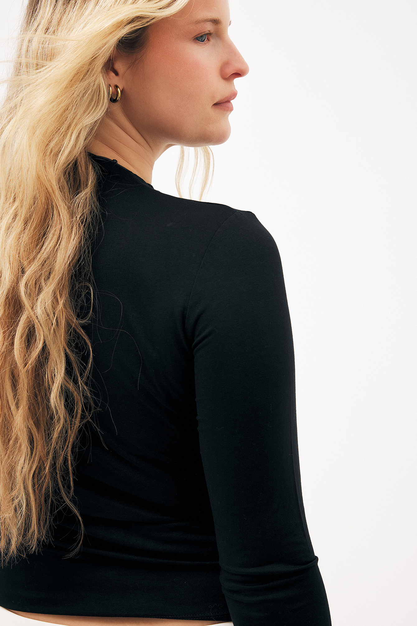 Folded Sleeve Knitted Sweater Pink | NA-KD