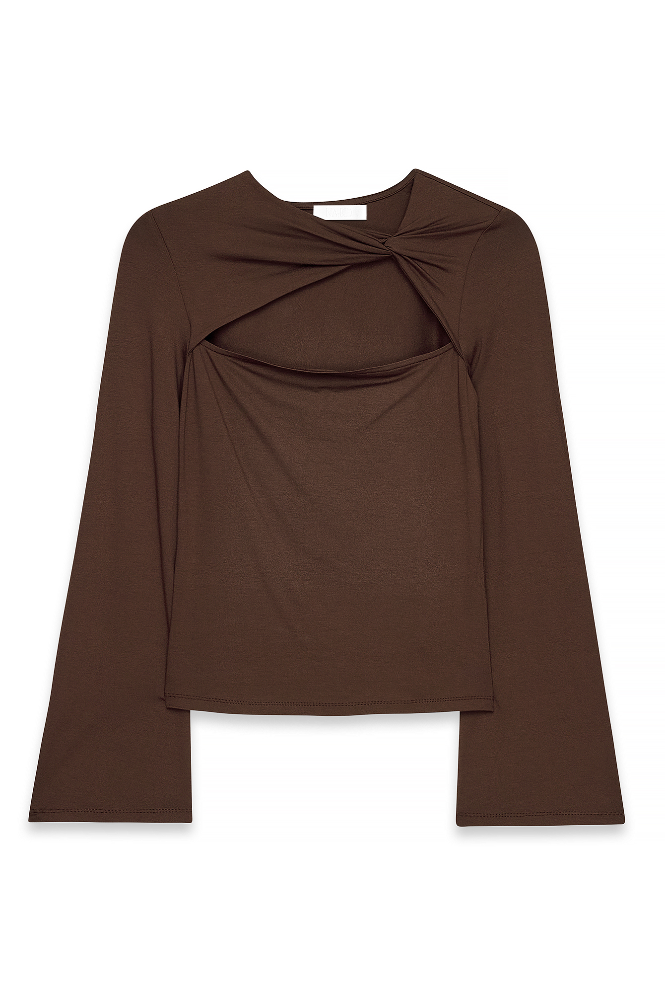 Soft Line Long Sleeve Top Offwhite | NA-KD