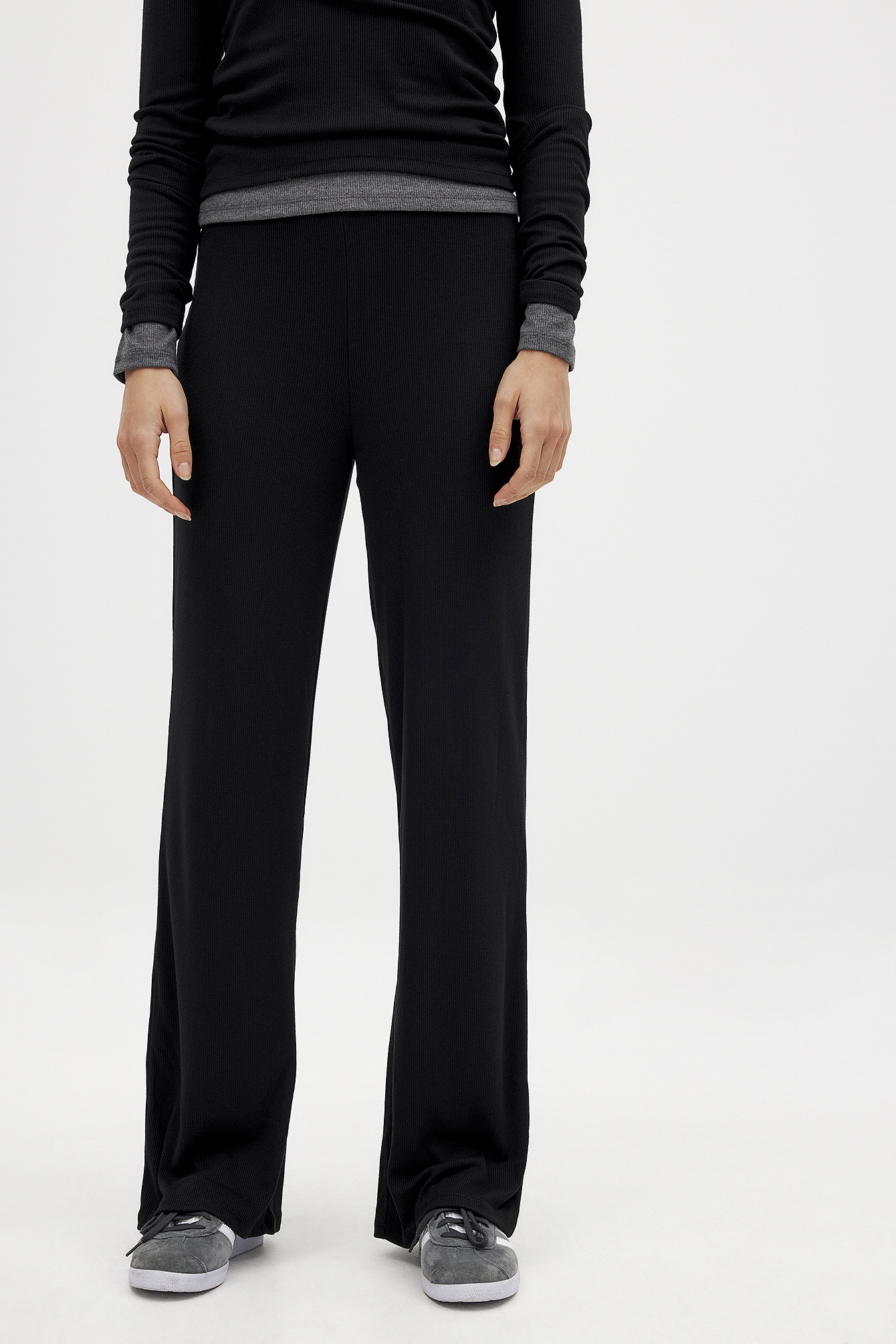 Soft Line Yoga Pants Black | NA-KD