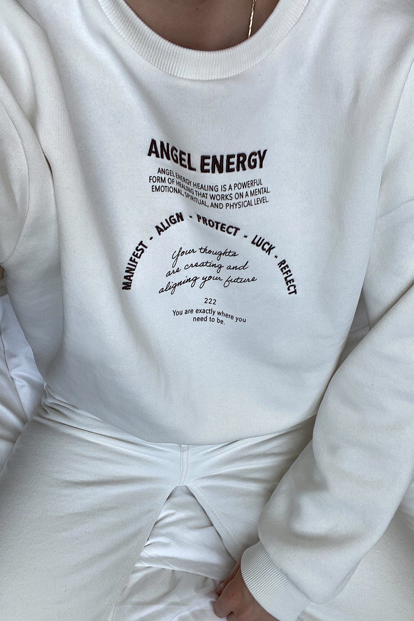 Offwhite Sweater met print