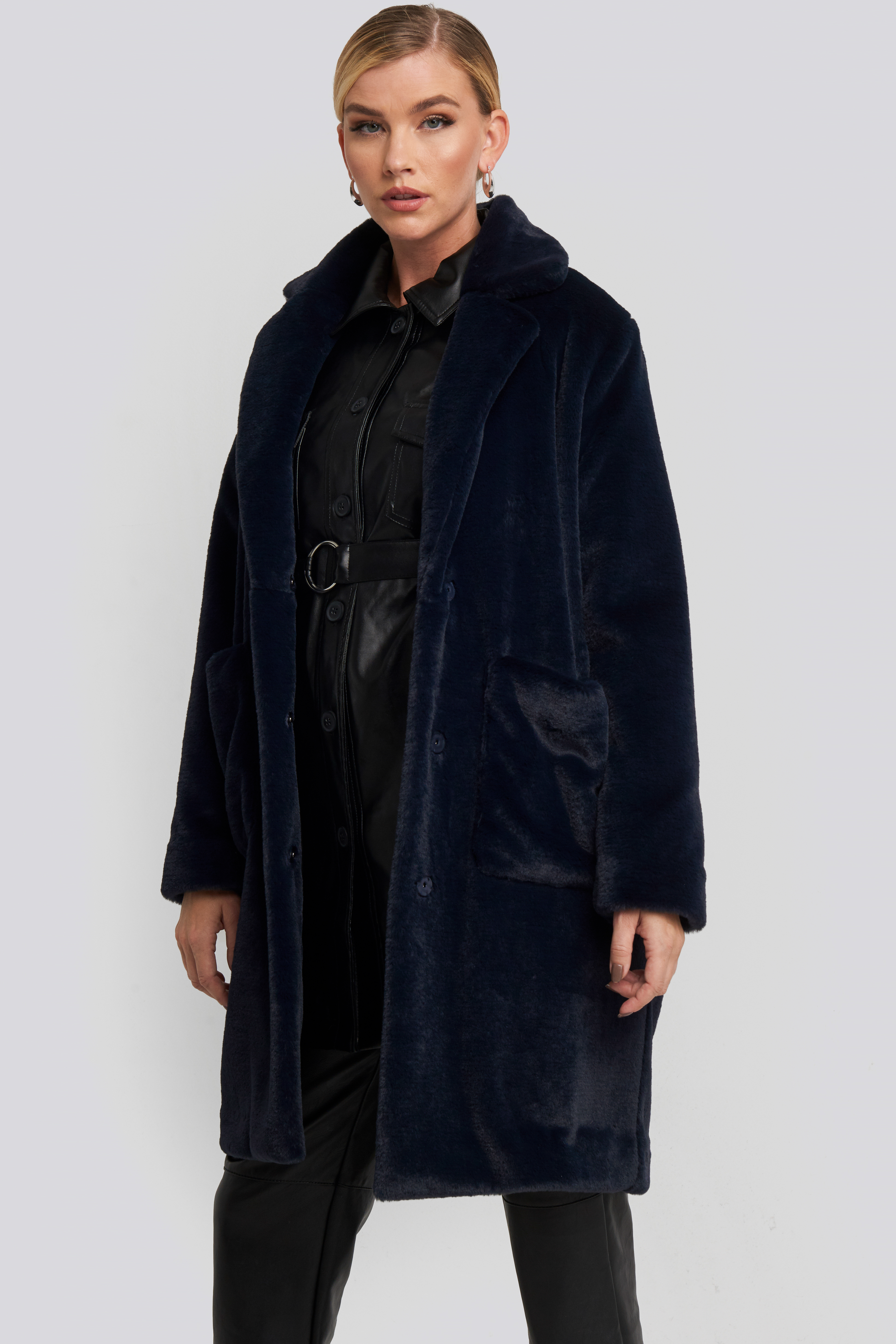 Akita Long Coat Navy
