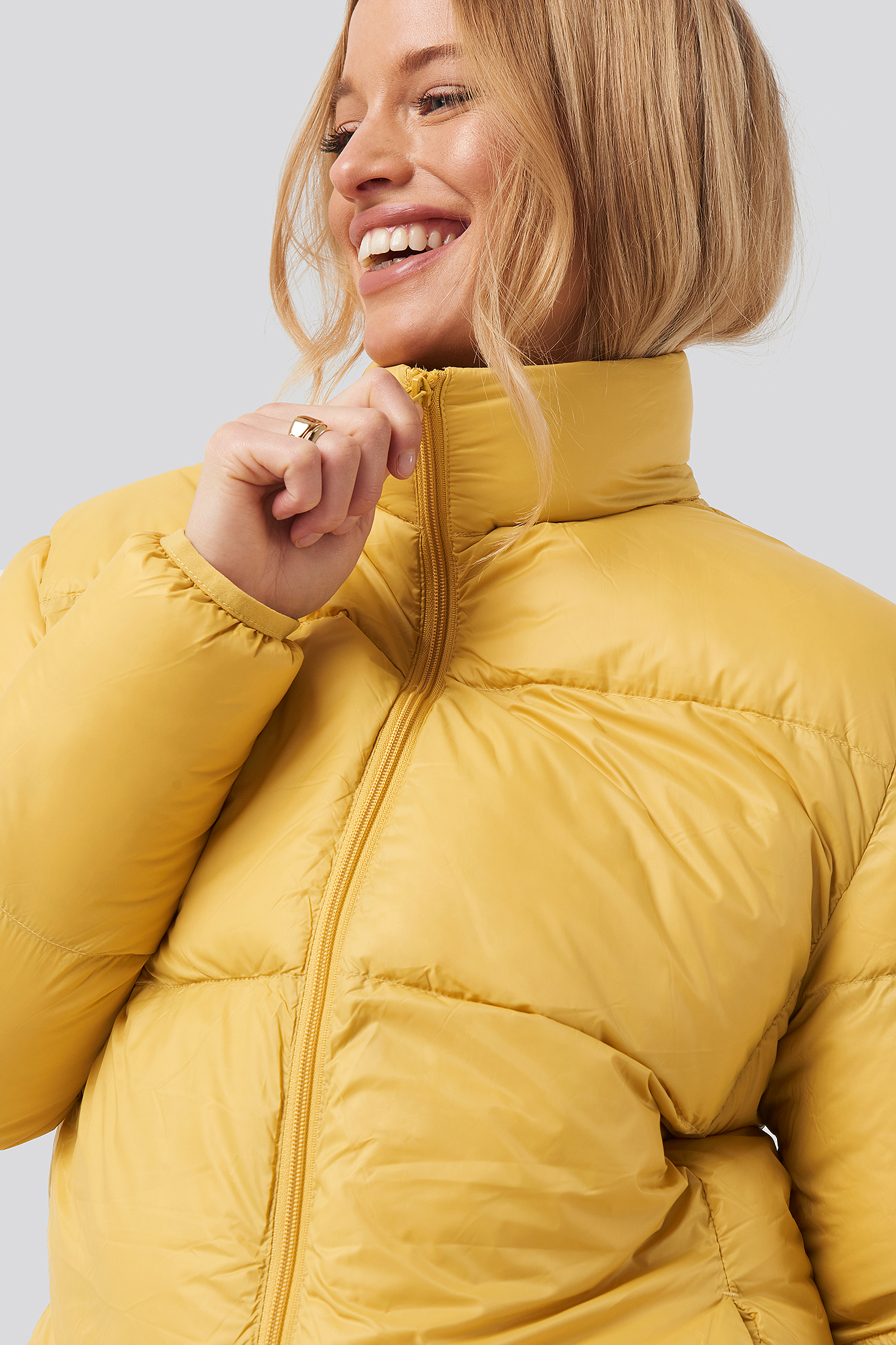 Pretty Puff Jacket Mustard