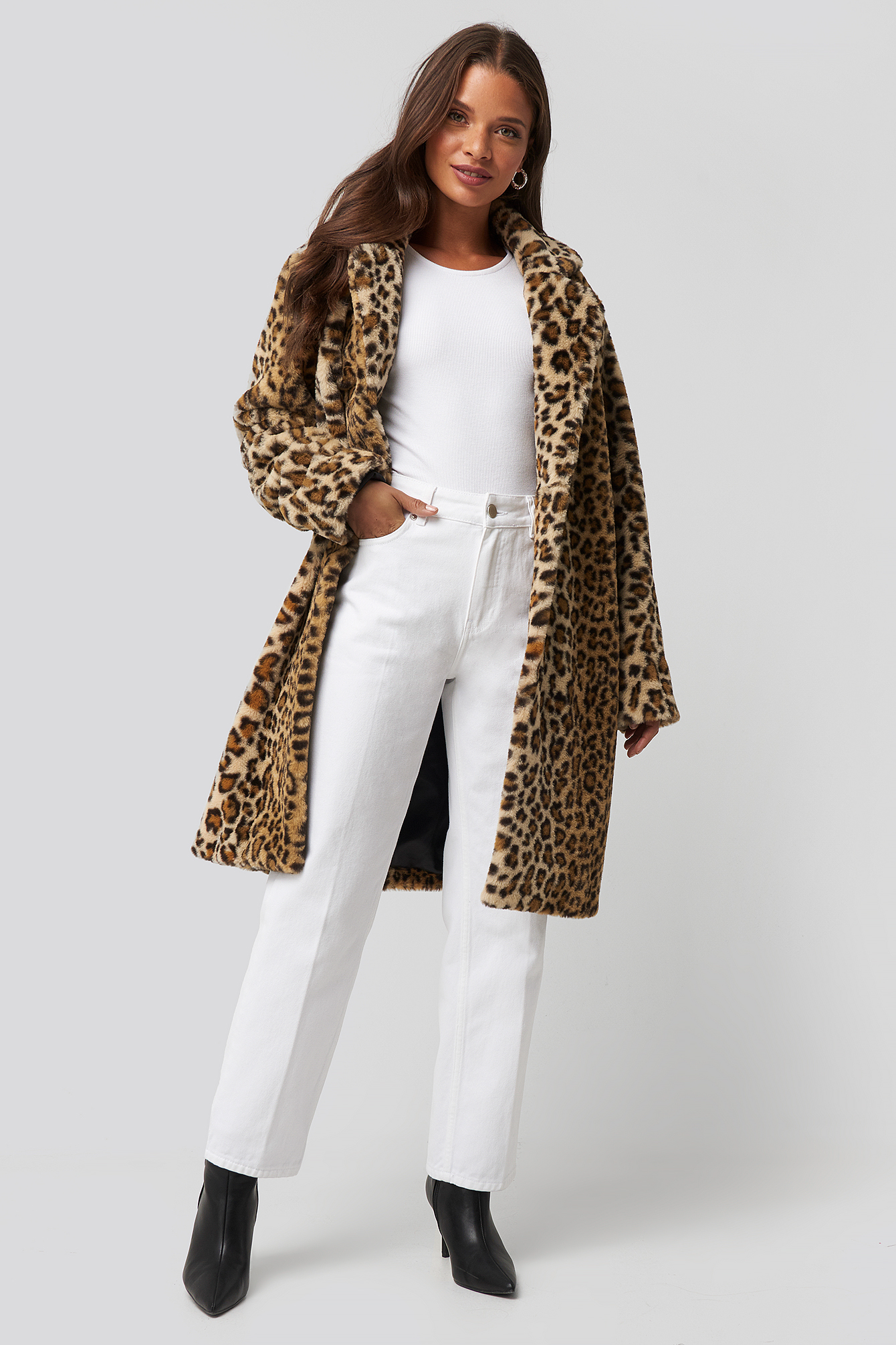 Rhonda Leo Coat Leopard