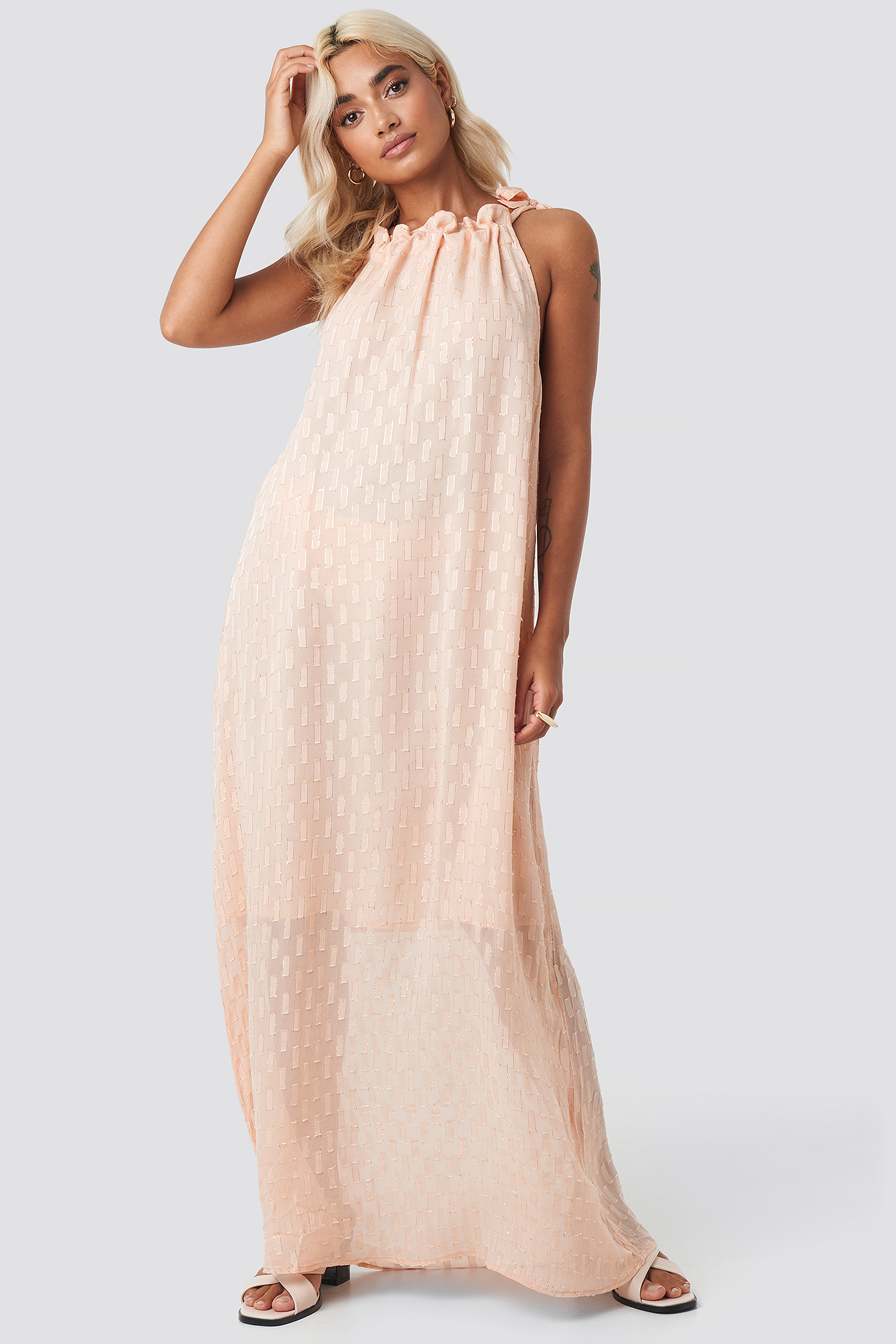 Vilma Long Dress Pearl