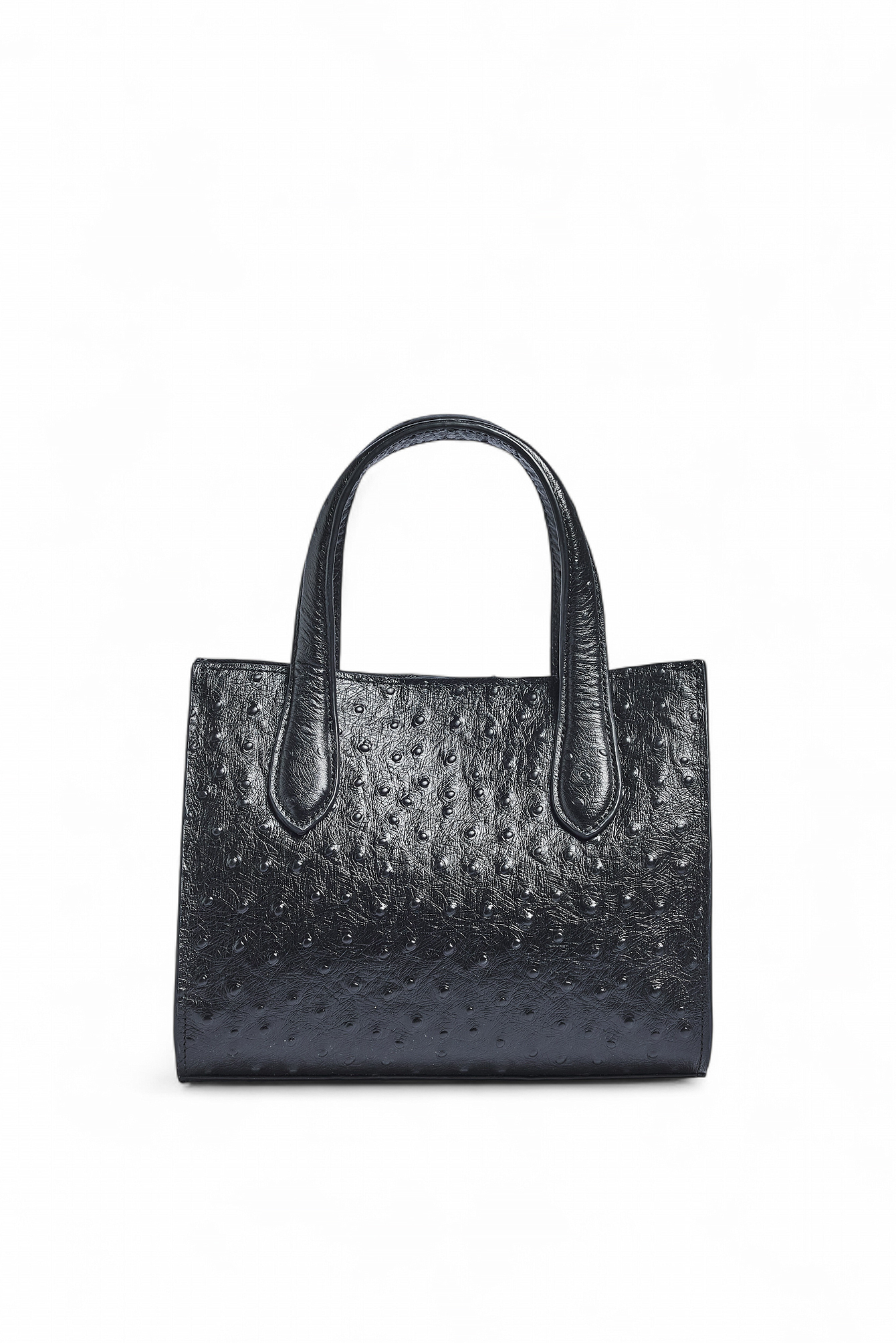 Premium Selection Squared Leather Handbag - Bags - Black - One Size - NA-KD / NAKD