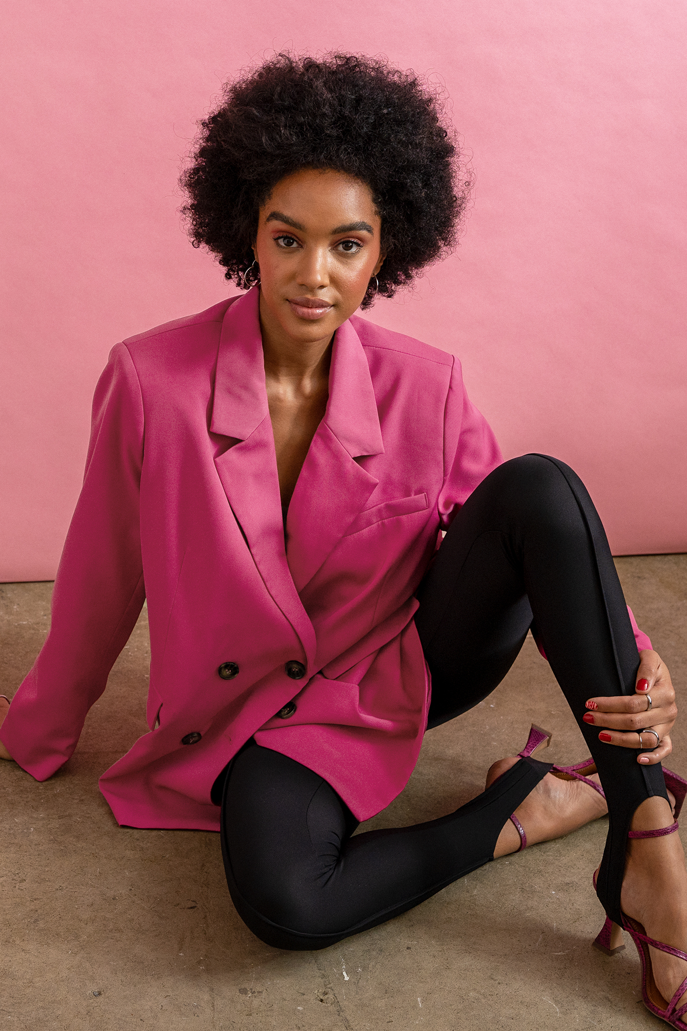 Legging met stijgbeugel Bruin | na-kd.com