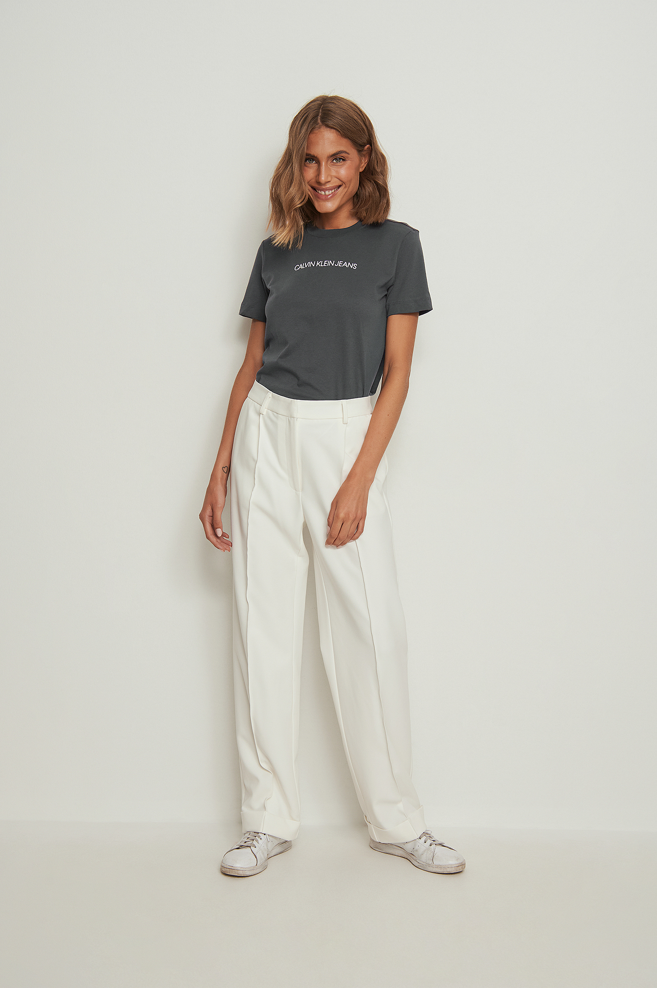 Shrunken Institutional Tee Outfit