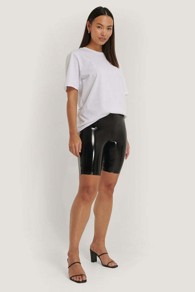 Shiny Biker Shorts