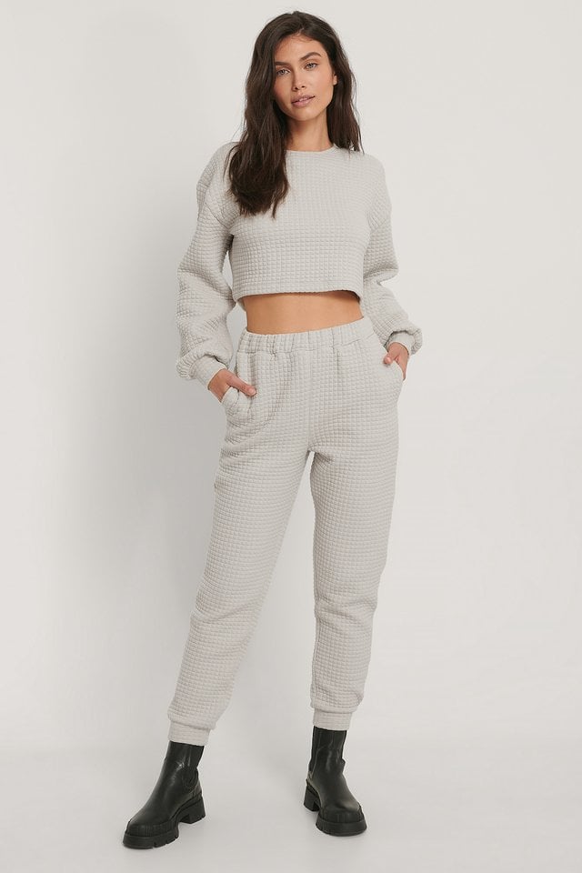Structured Cropped Sweater