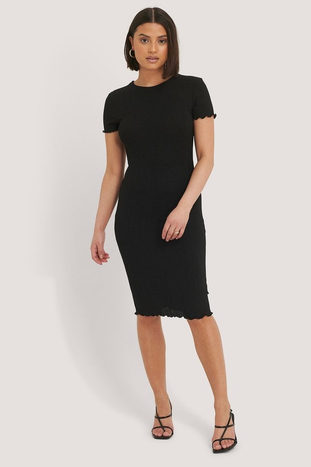 Babylock Ribbed Dress Outfit.