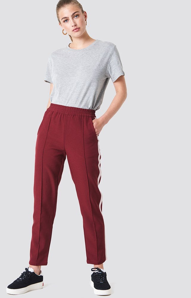 Side Stripe Joggers with Classic Tee