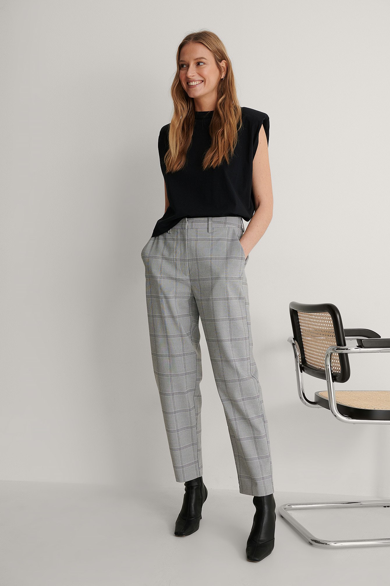Checkered Pants Outfit.