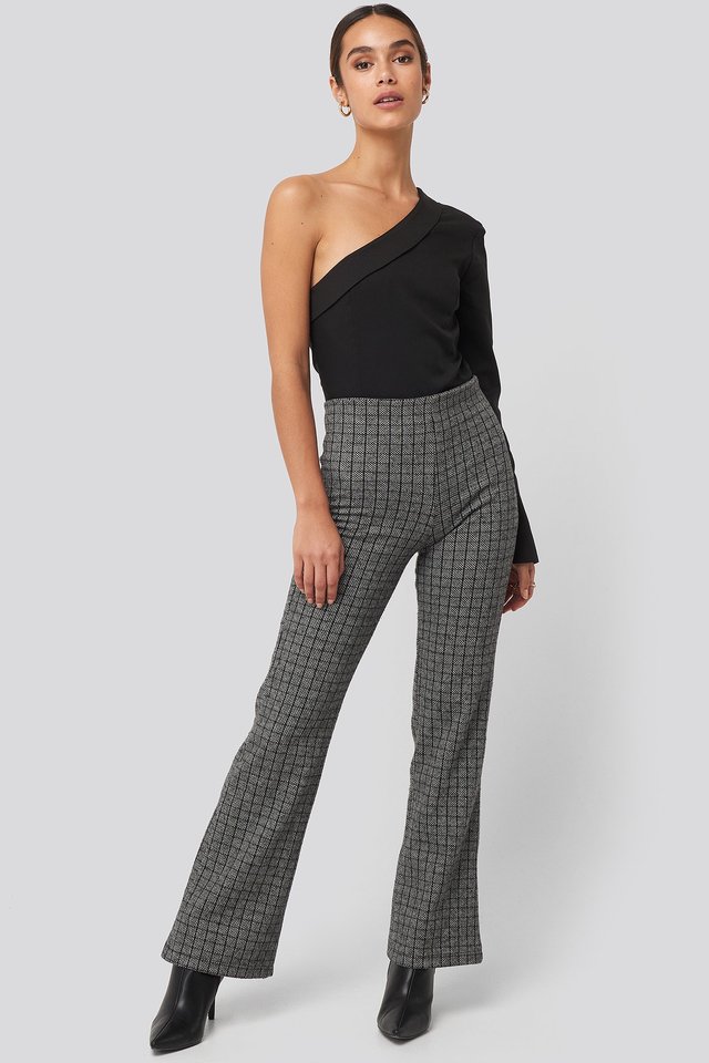 One Shoulder Shirt Black