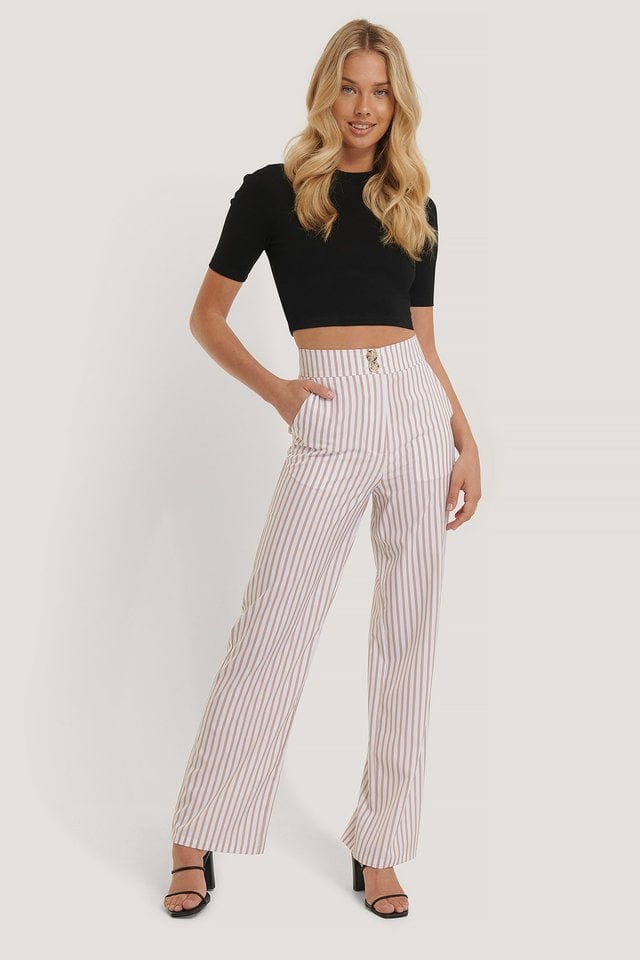 Wide Flowy Pant Outfit.