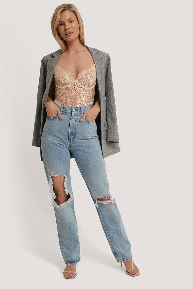 Organic Wide Leg High Waisted Denim 