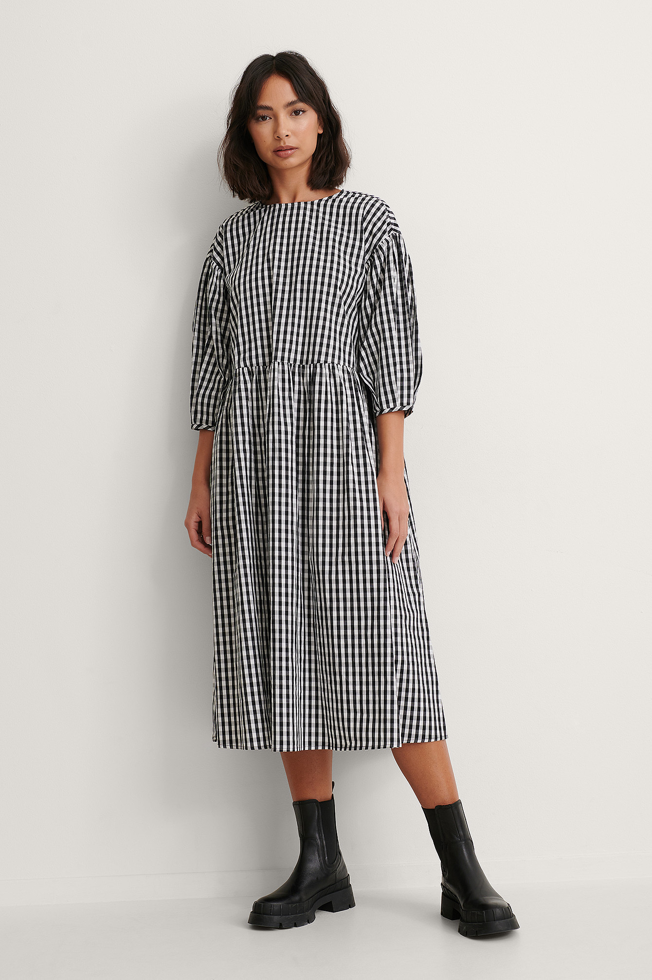 Round Neck Oversized Dress Outfit!
