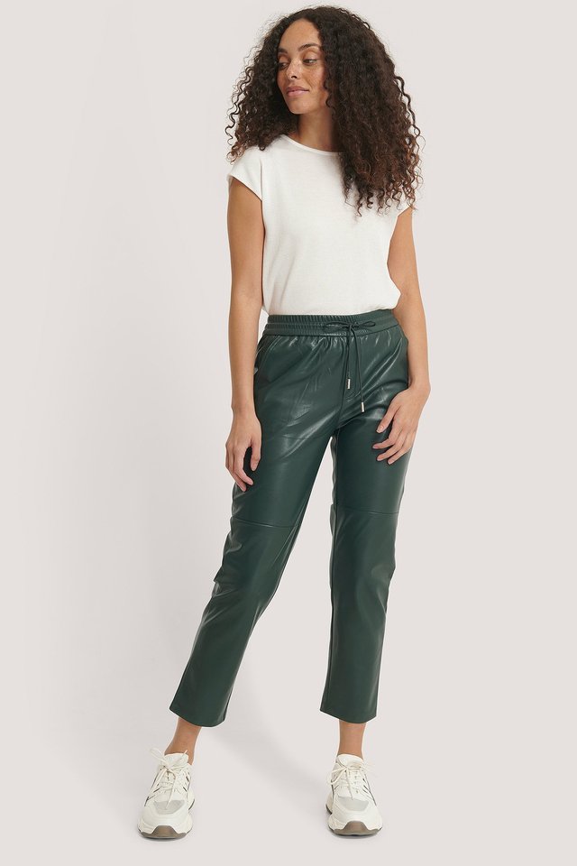 Apple Trousers Green | na-kd.com