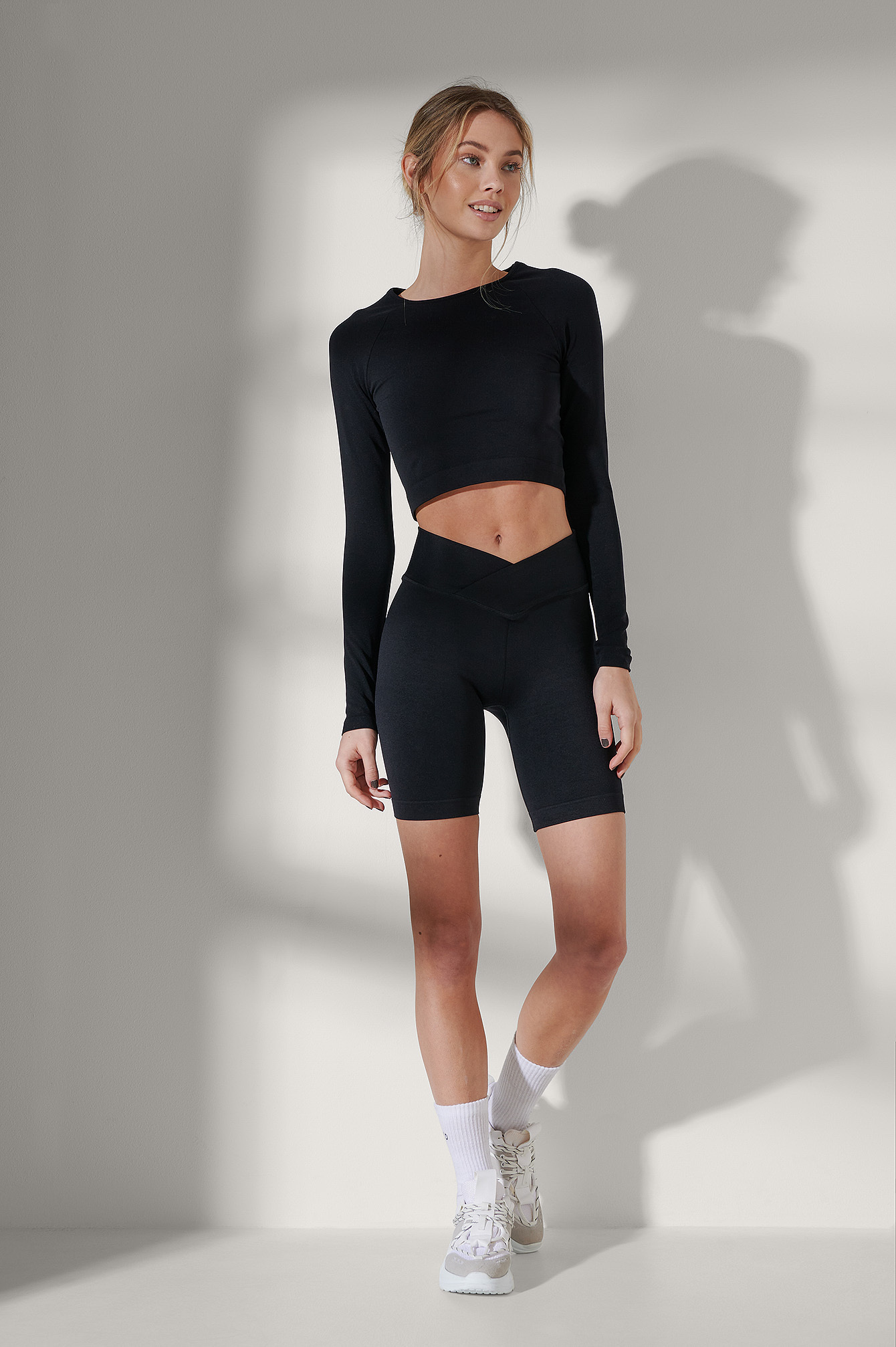 Seamless Mesh Top Outfit.