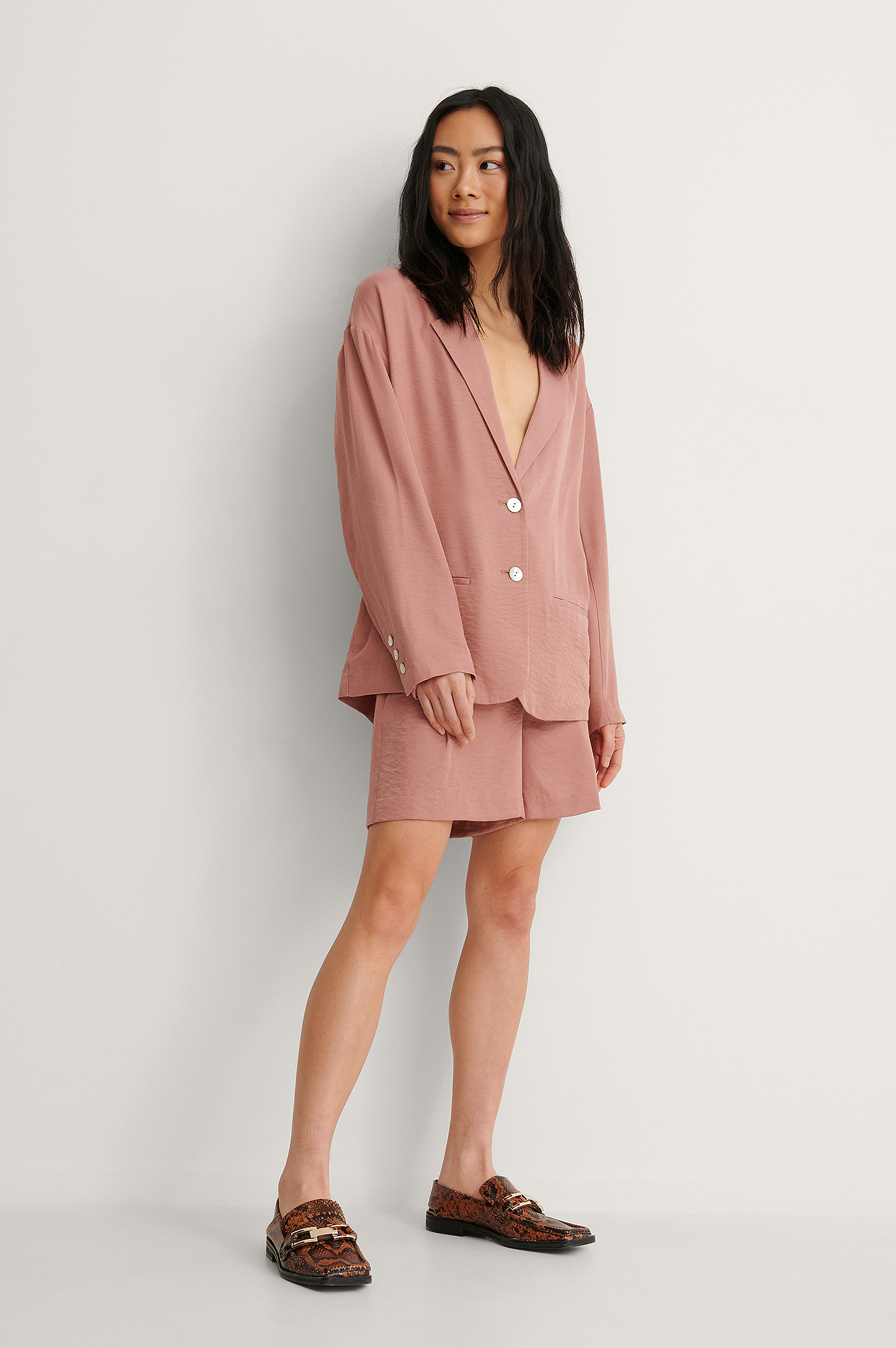 Loose Fit Blazer Pink