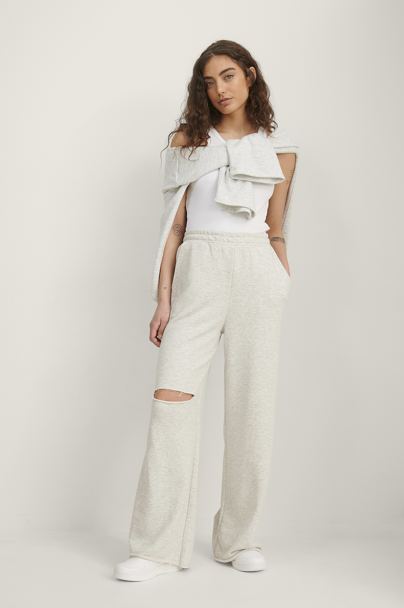 Organic Distorted Straight Leg Joggers 