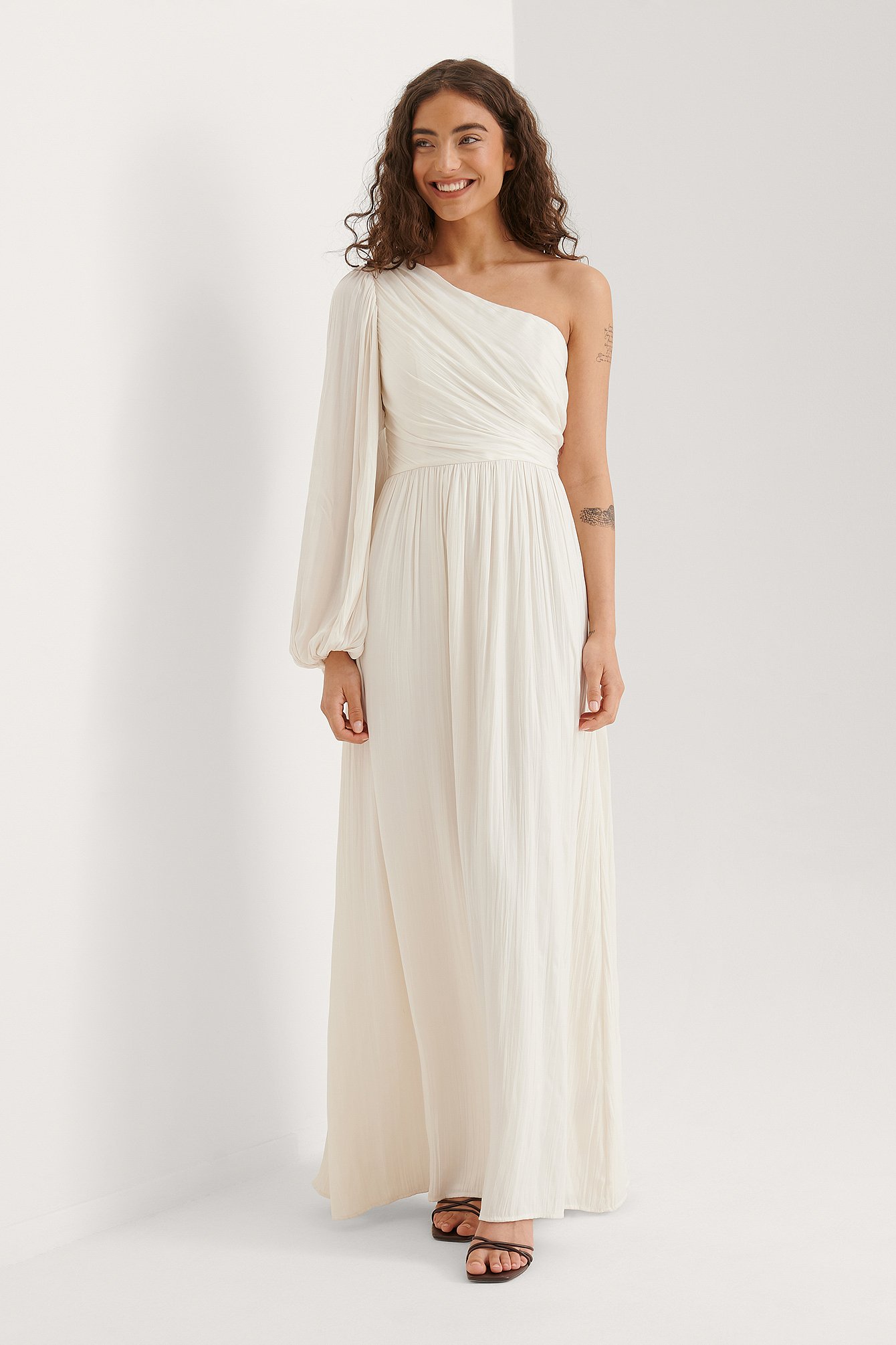 Balloon Sleeve Maxi Dress Outfit