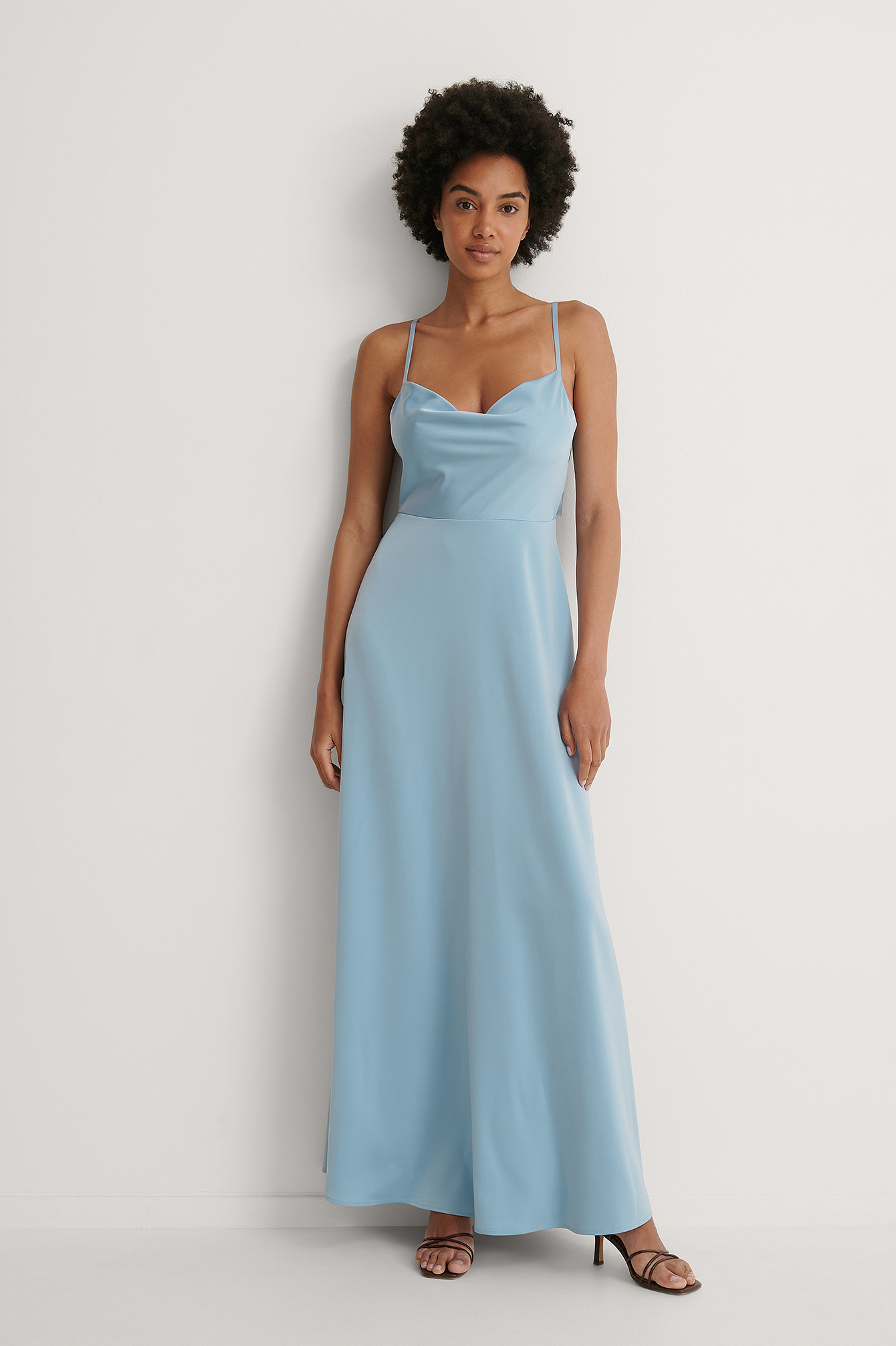 Waterfall Bow Maxi Dress Outfit