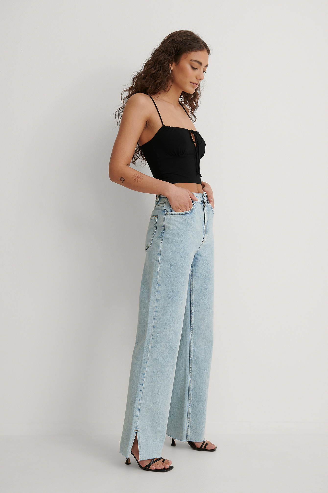 Organic Straight Fit Denim Blue | na-kd.com