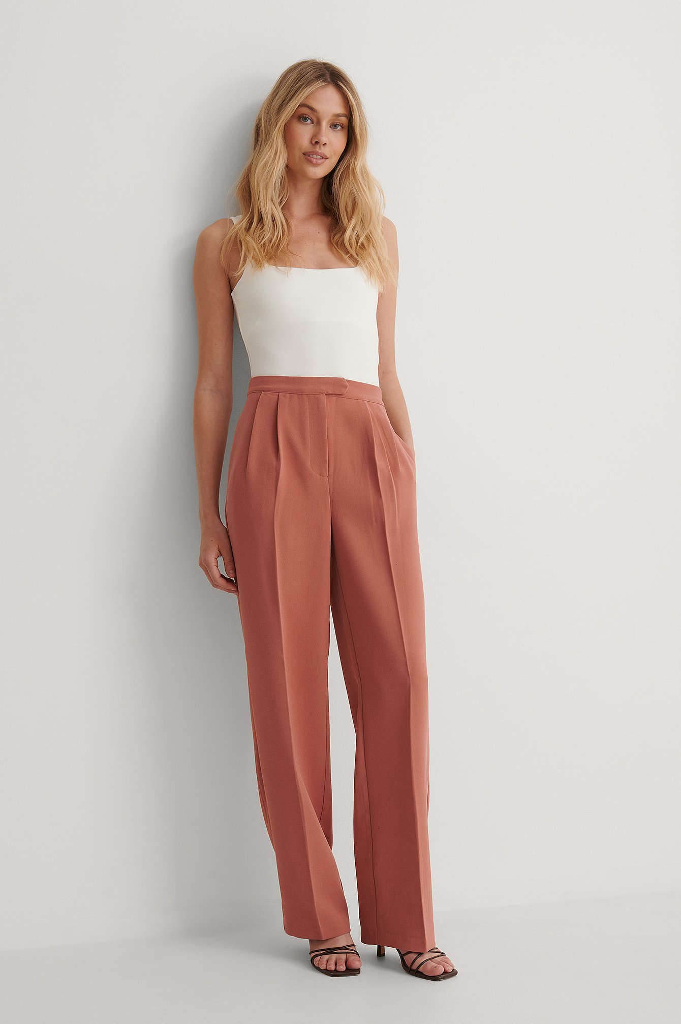 Tailored Wide Leg Trousers Outfit