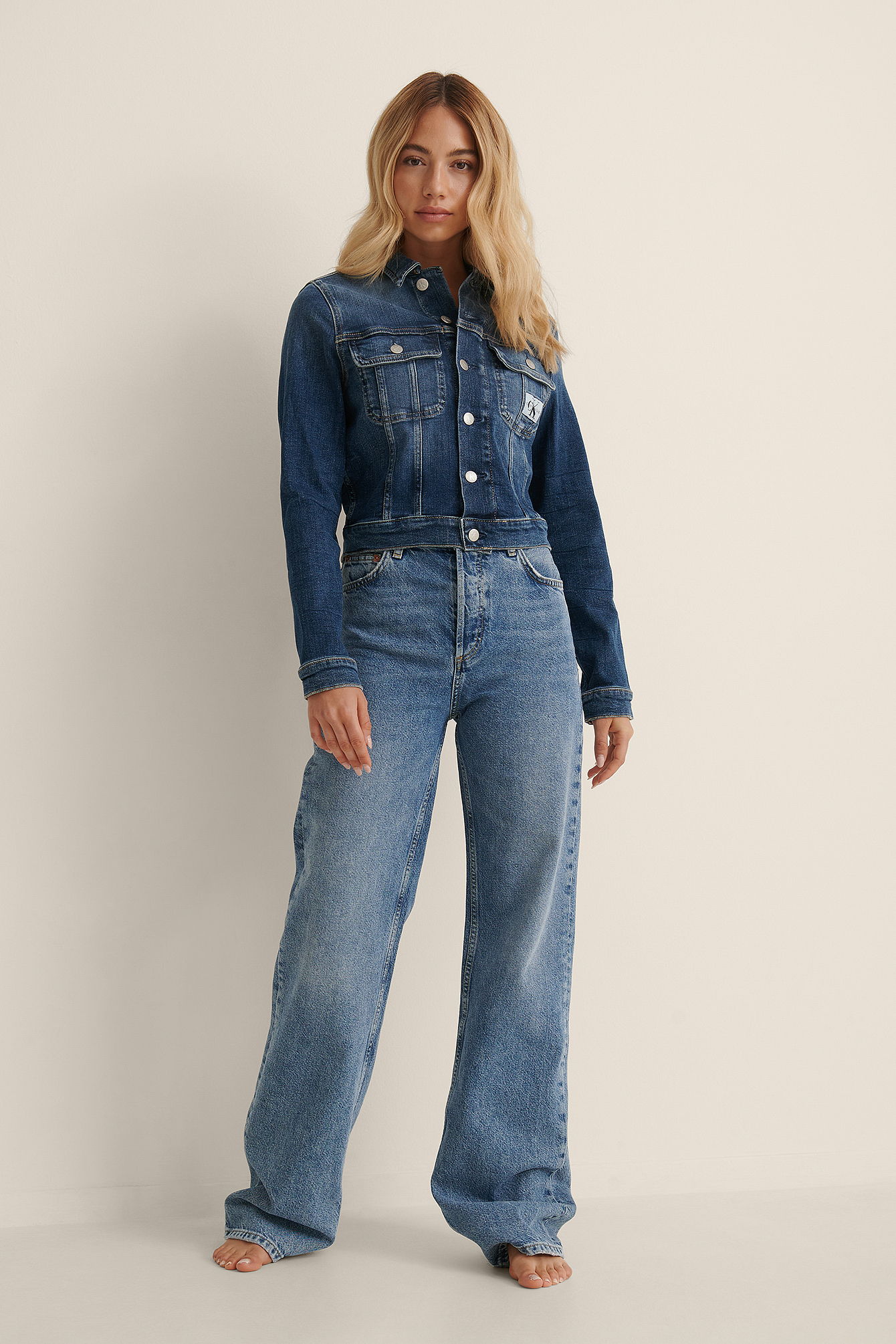 Cropped 90 s Denim Jacket Blue Na kd cropped-90-s-denim-jacket-blue-na-kd