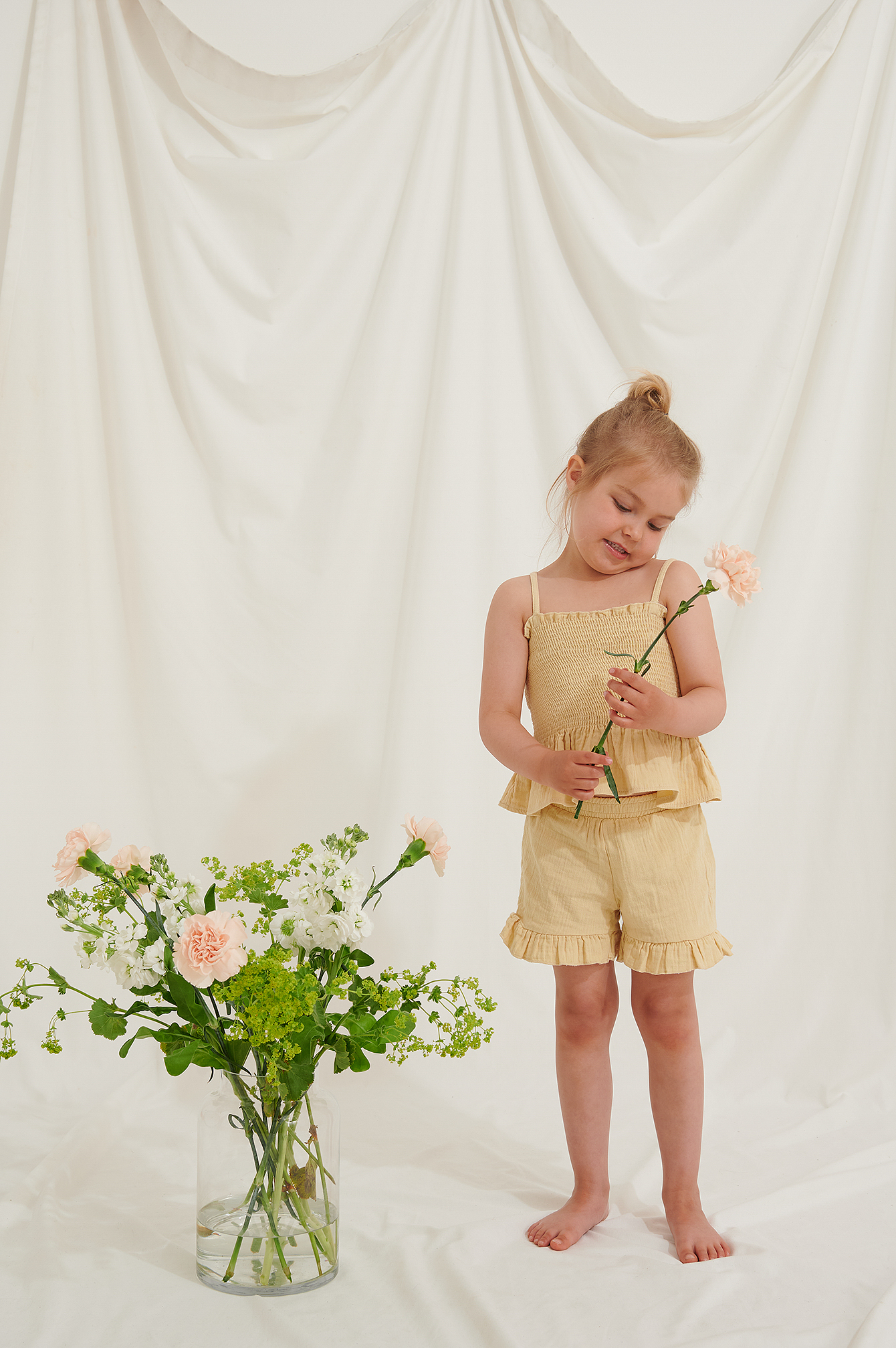 Organic Smock Frill Singlet Outfit.
