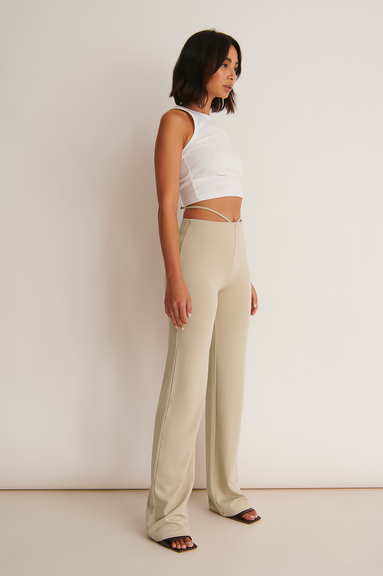 Tie Waist Pants Outfit.