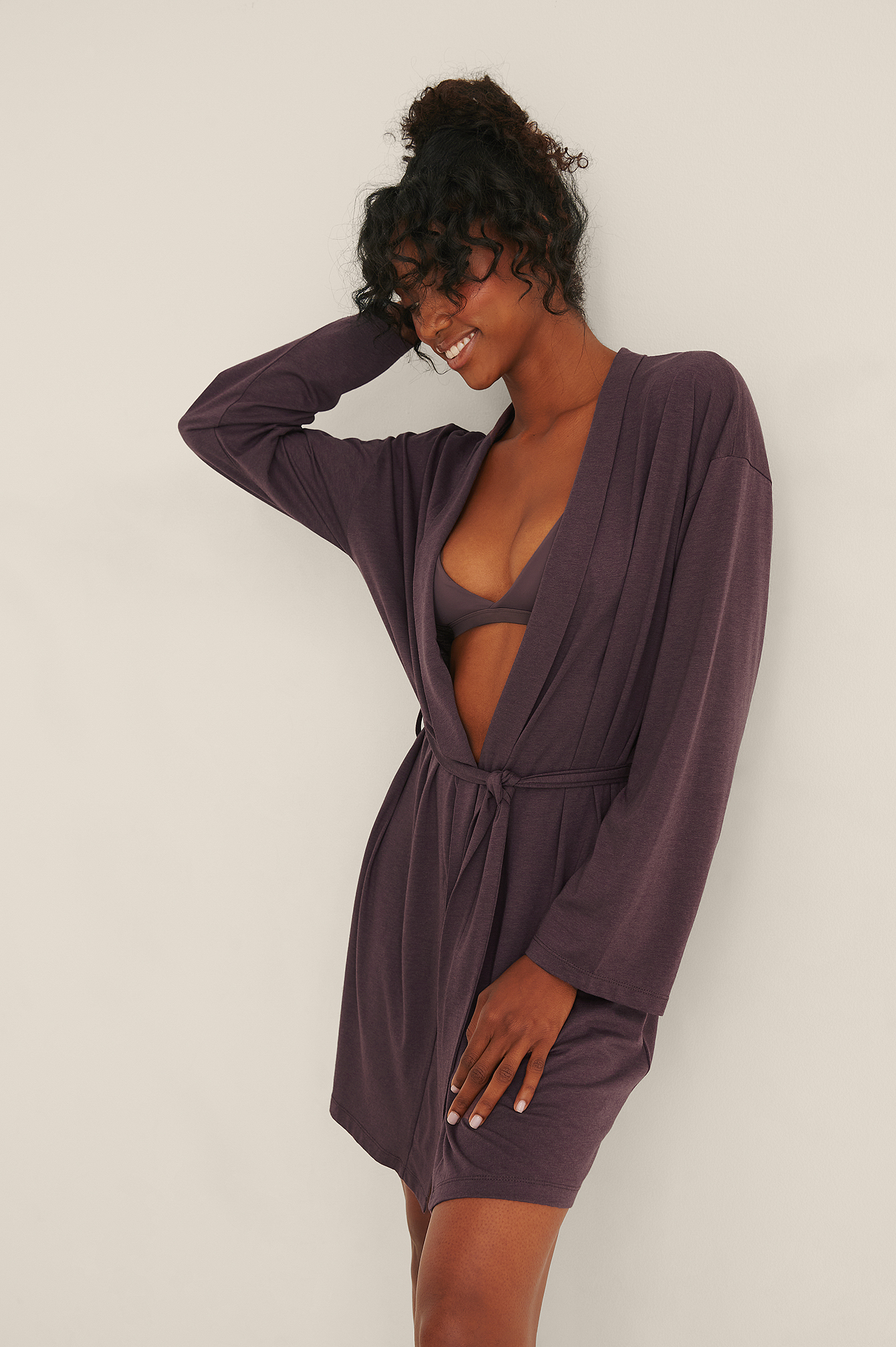 Soft Comfort Short Robe Outfit.