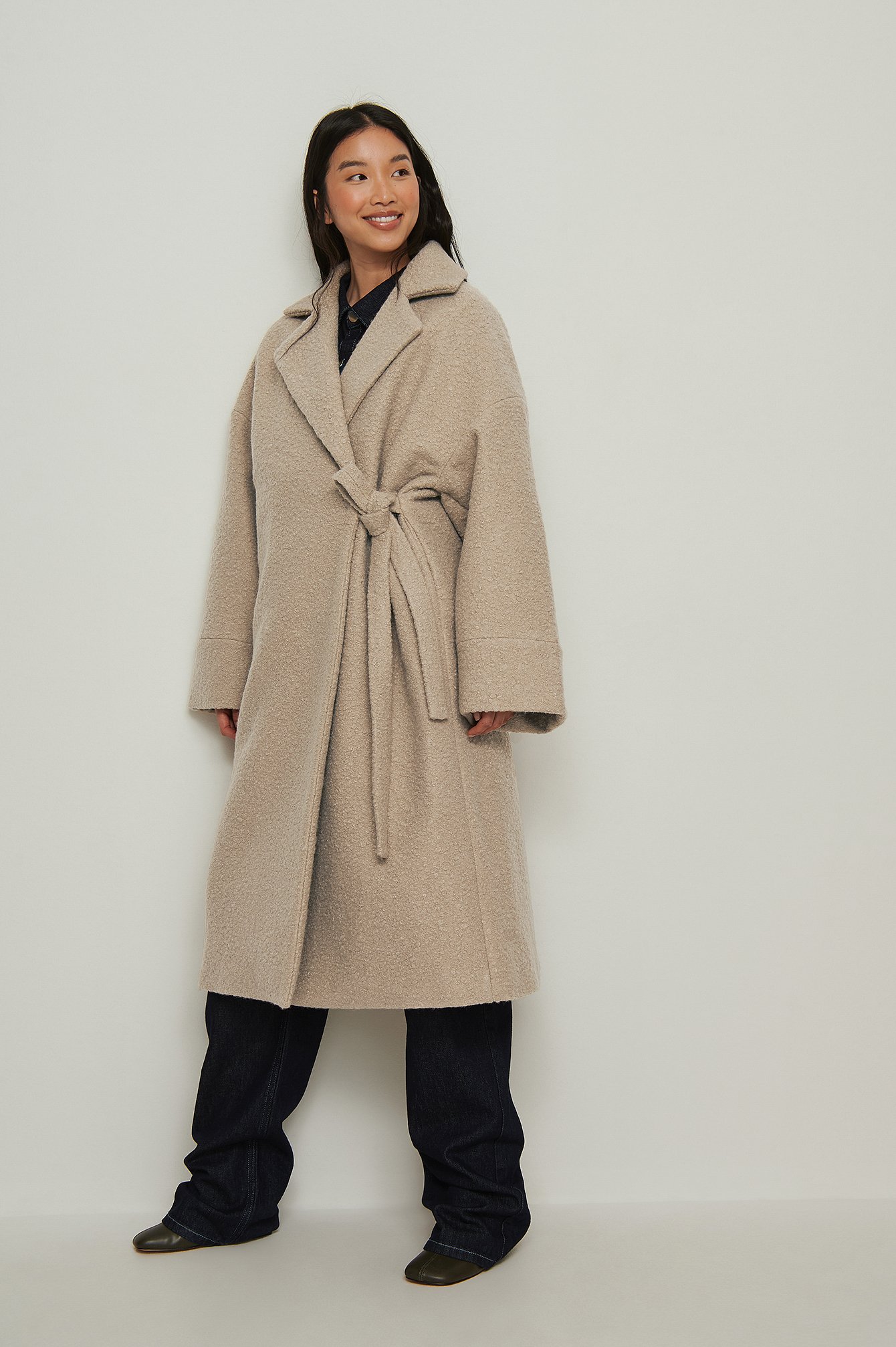 Dropped Shoulder Coat Outfit