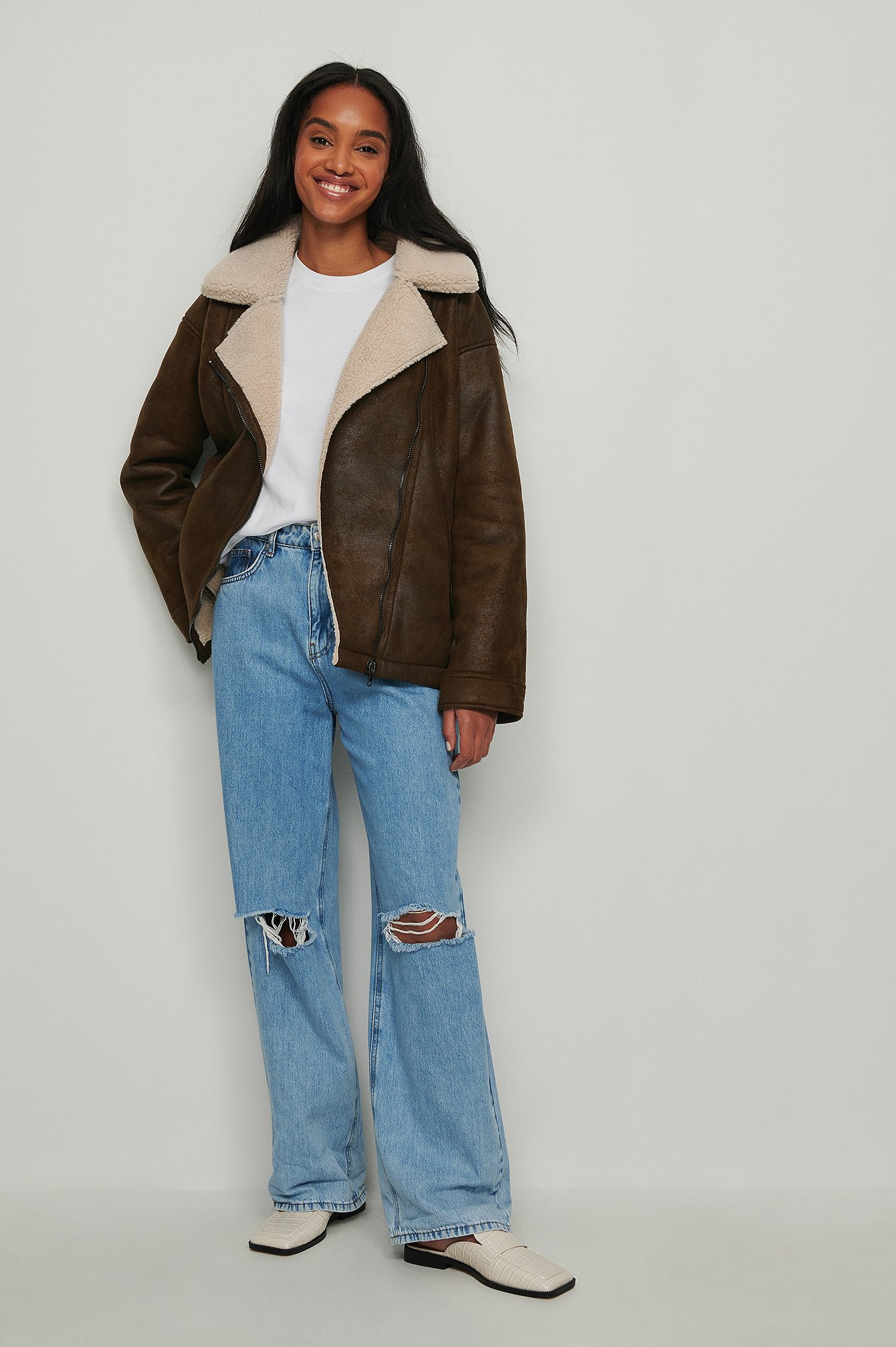 Aviator Bonded Jacket Outfit