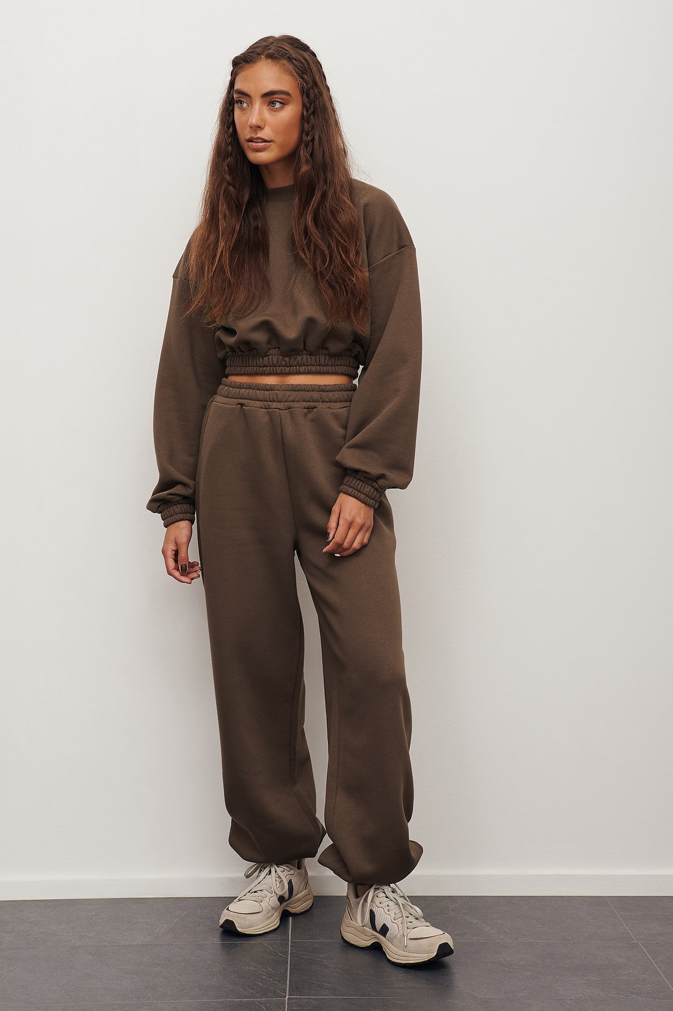 Straight Sweatpants Brown | na-kd.com