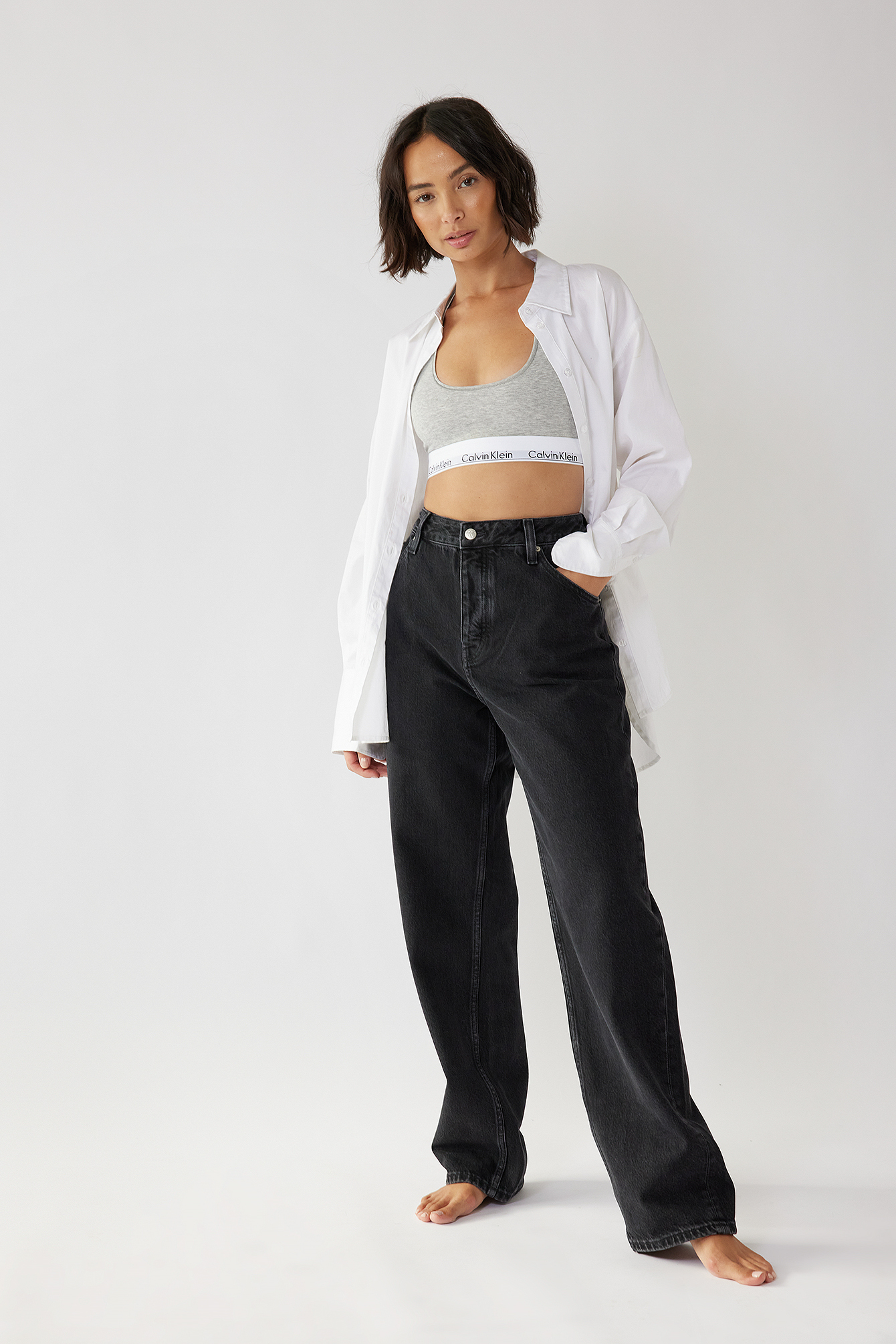 baggy jeans black