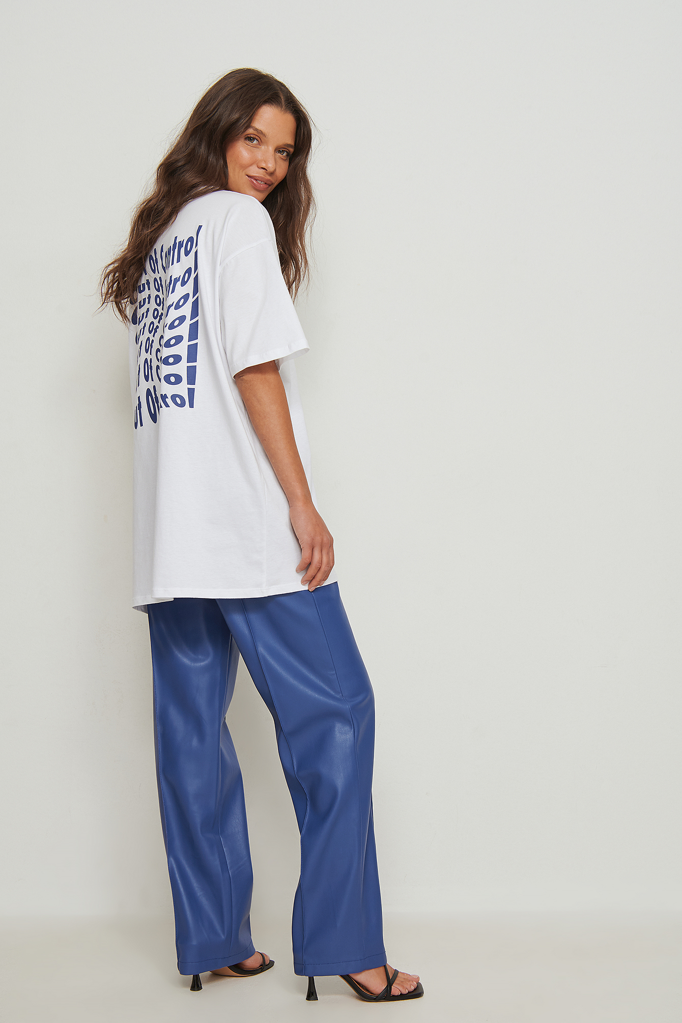 Organic Printed Oversized Tee Outfit