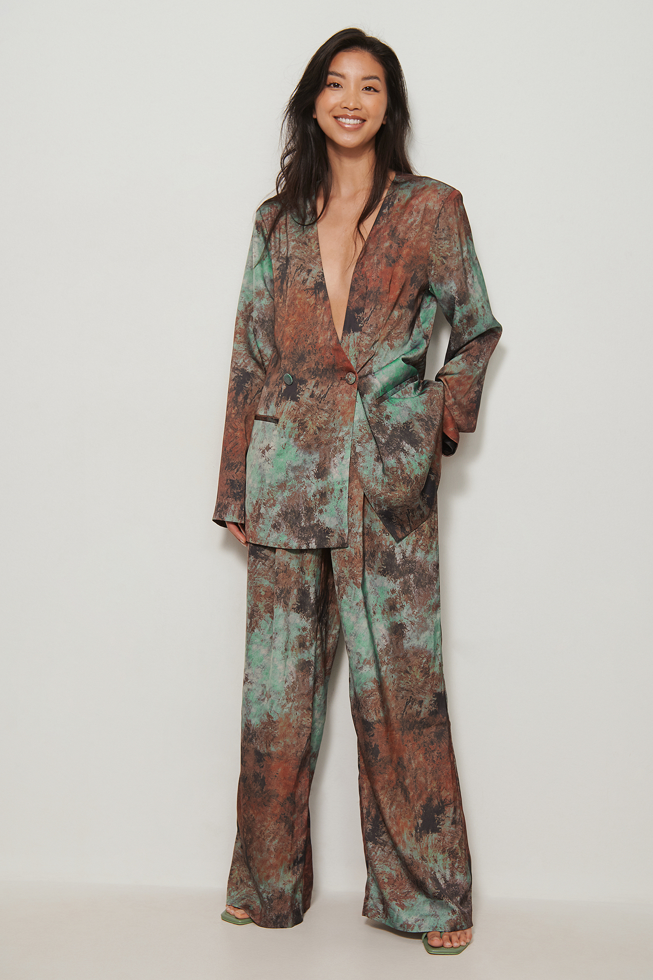 Agave Recycled Soft Flared Suit Pants