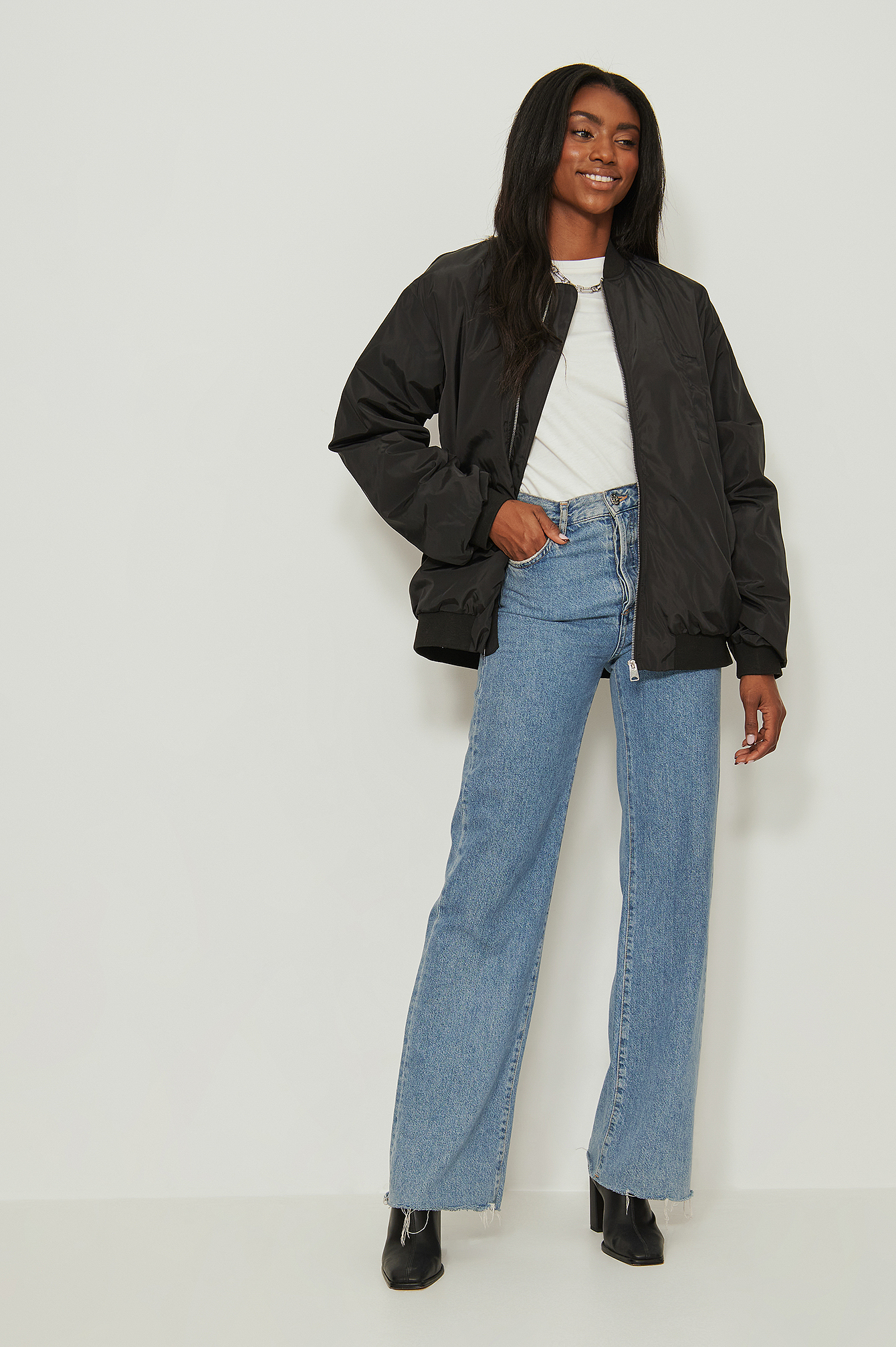 oversized bomber jacket womens