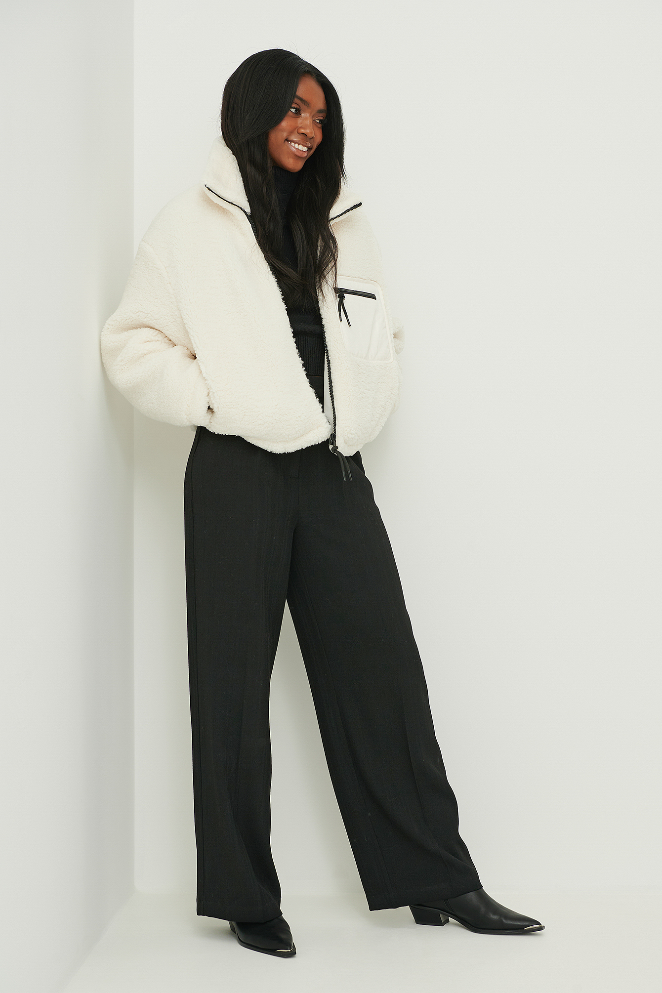 zip teddy jacket