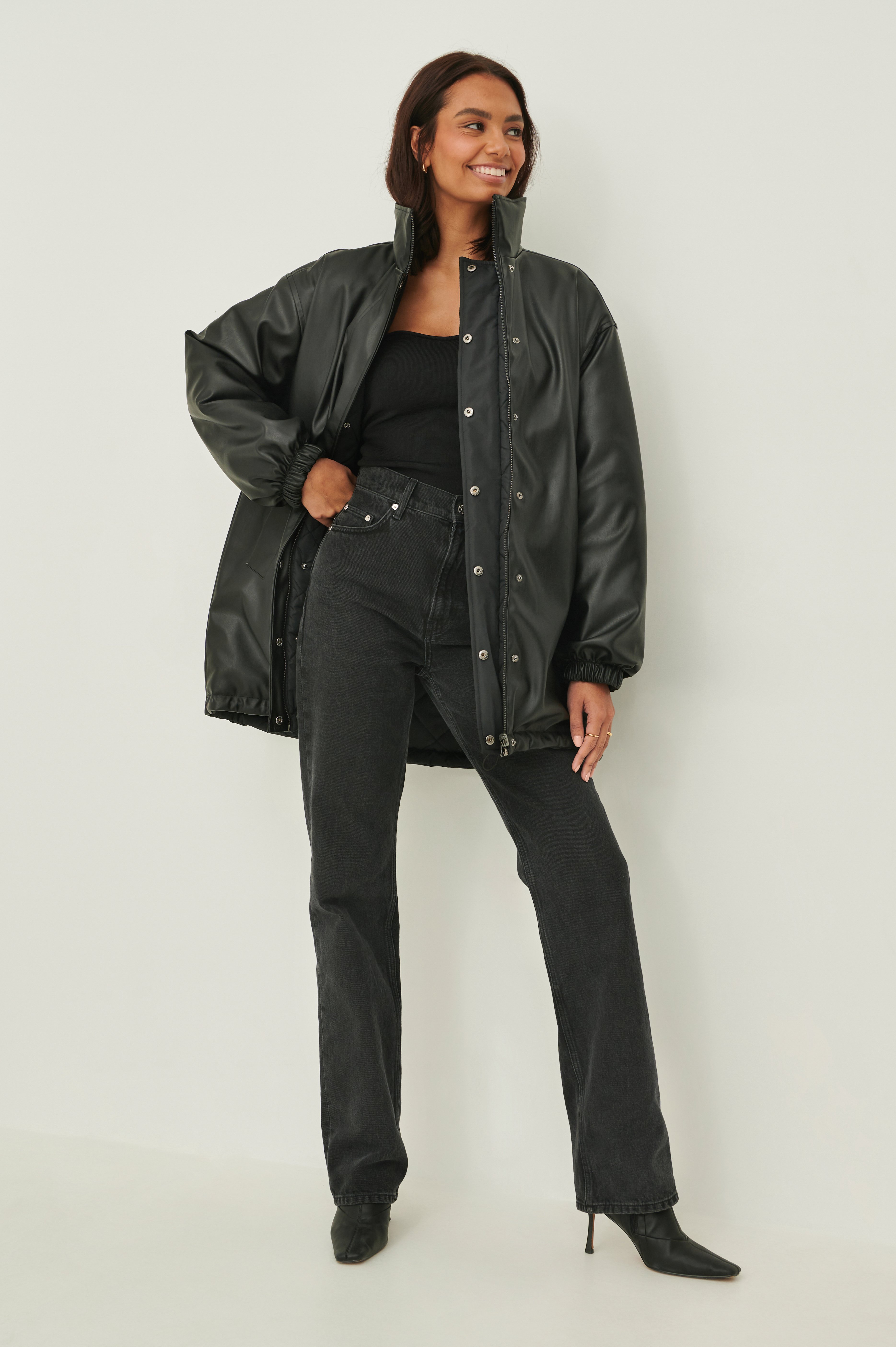 black reversible jacket