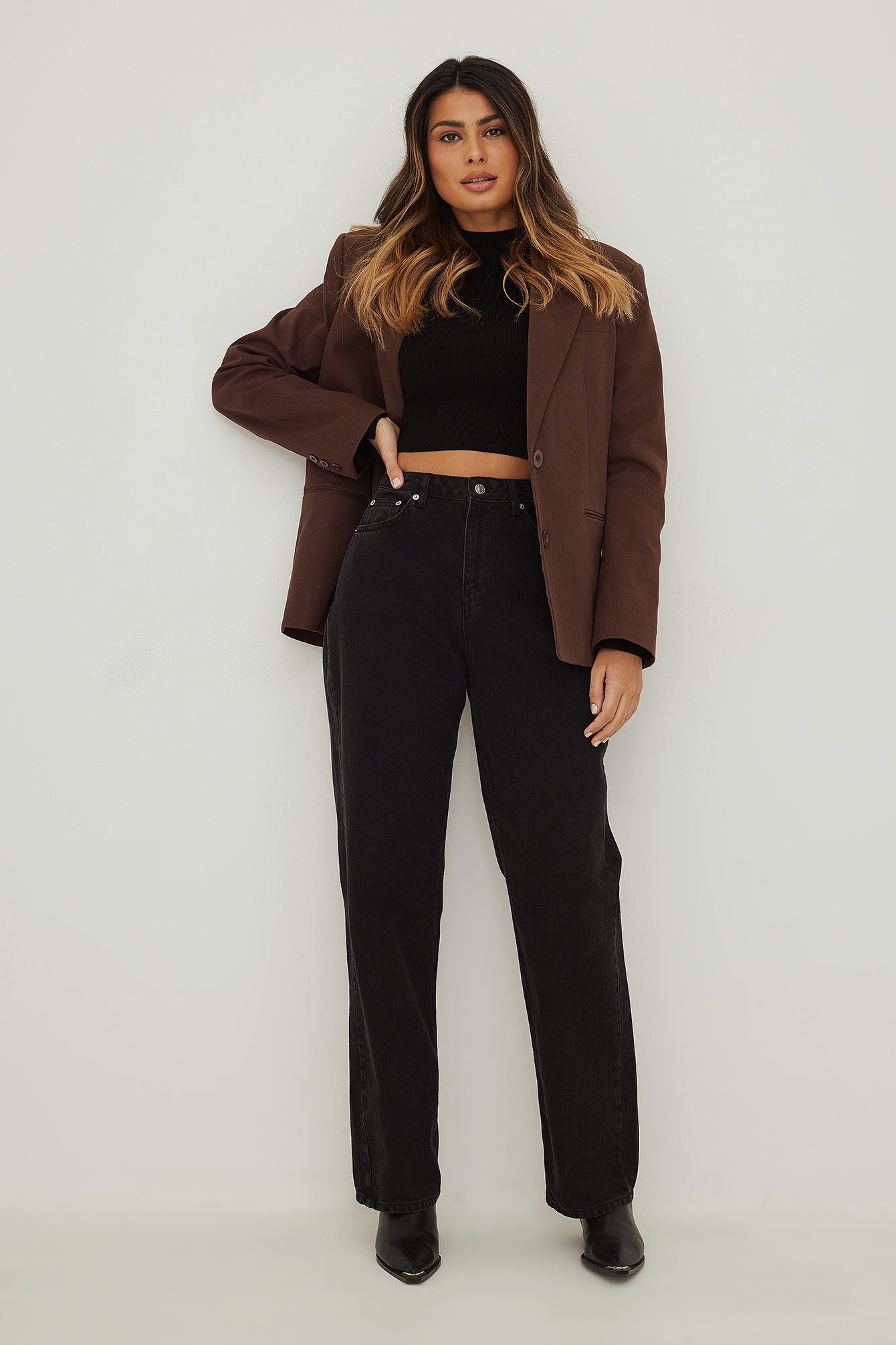 Black Wrapped Sweater