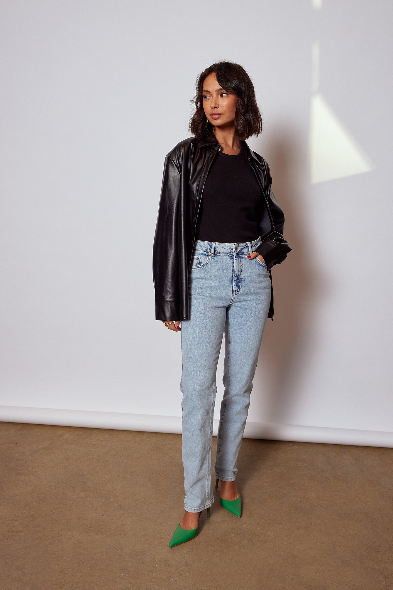 Yoke Detail Jeans Blue | na-kd.com