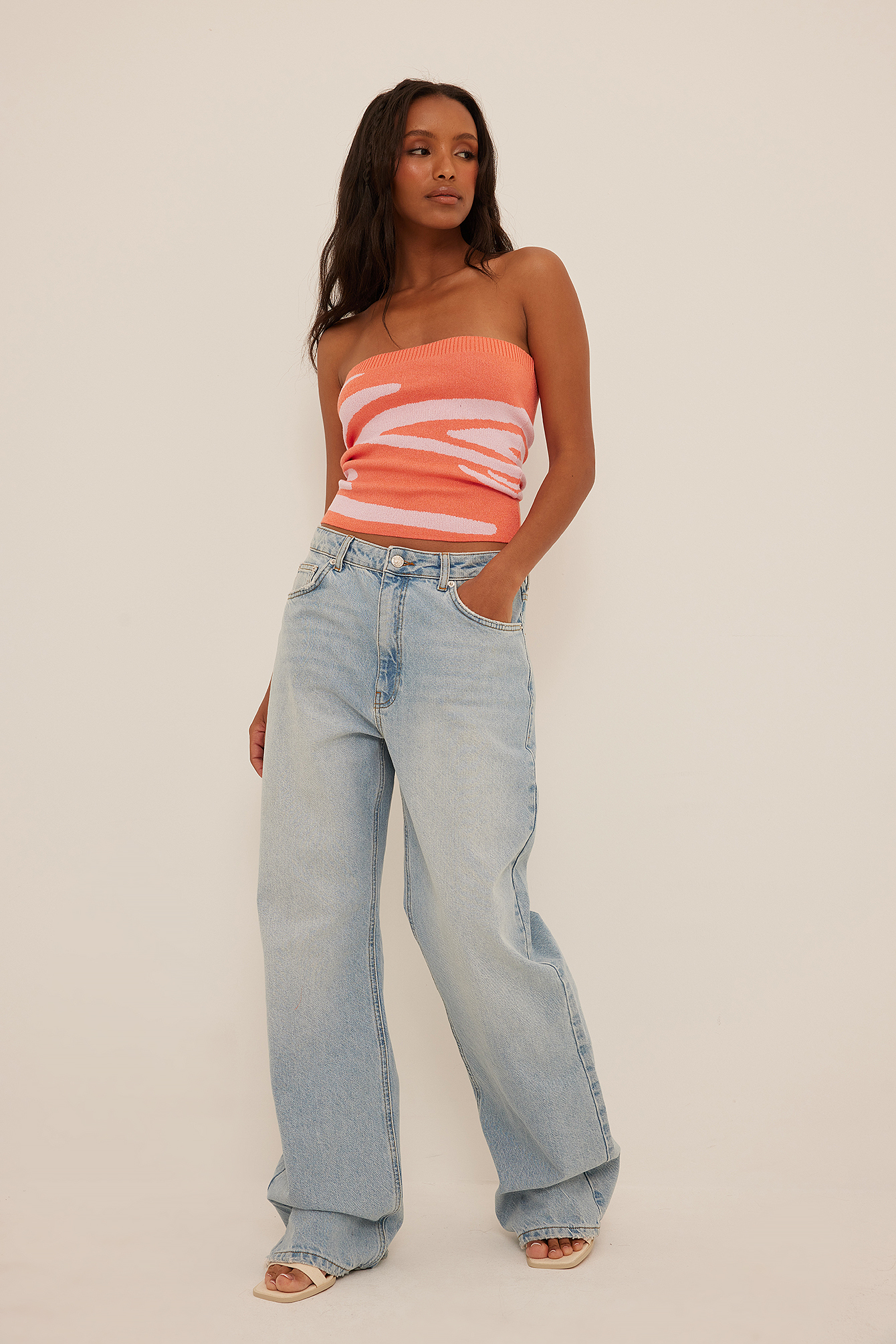 Top a tubino Multicolore | na-kd.com