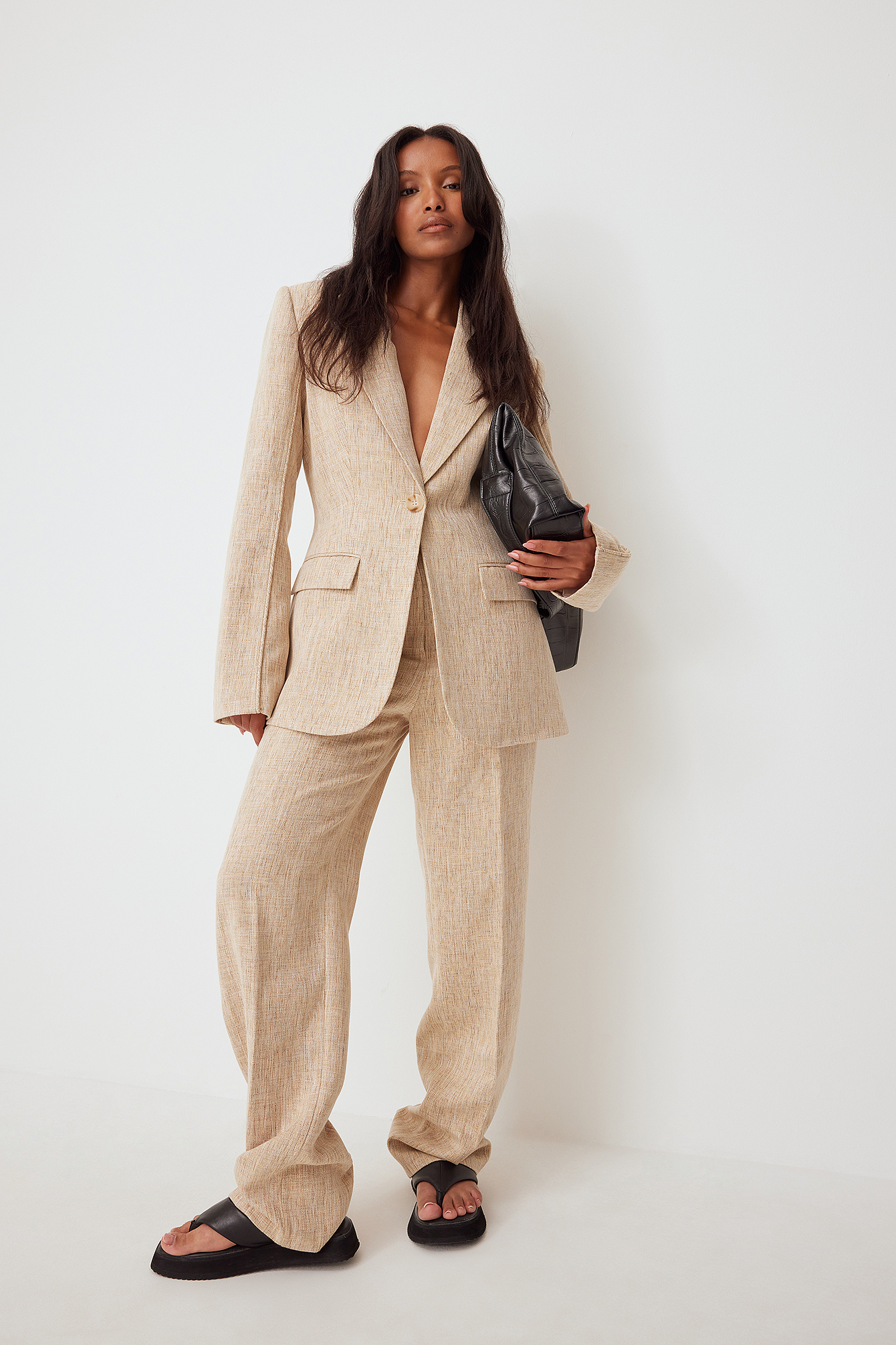 suit pants and dress shirt