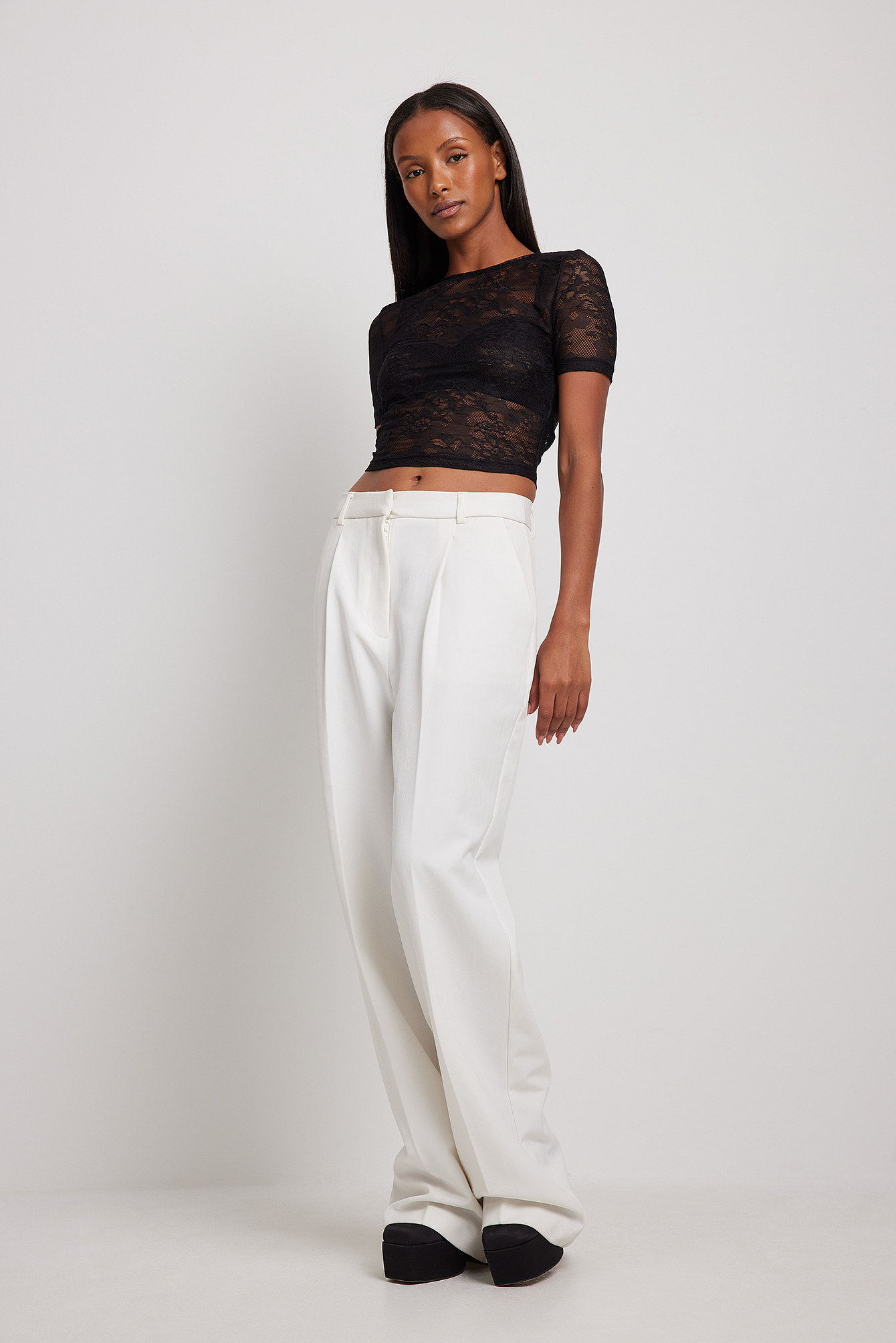Short Sleeve Round Neck Top