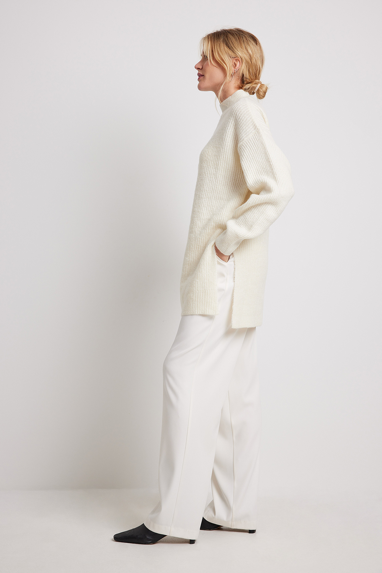 zwarte oversized trui dames