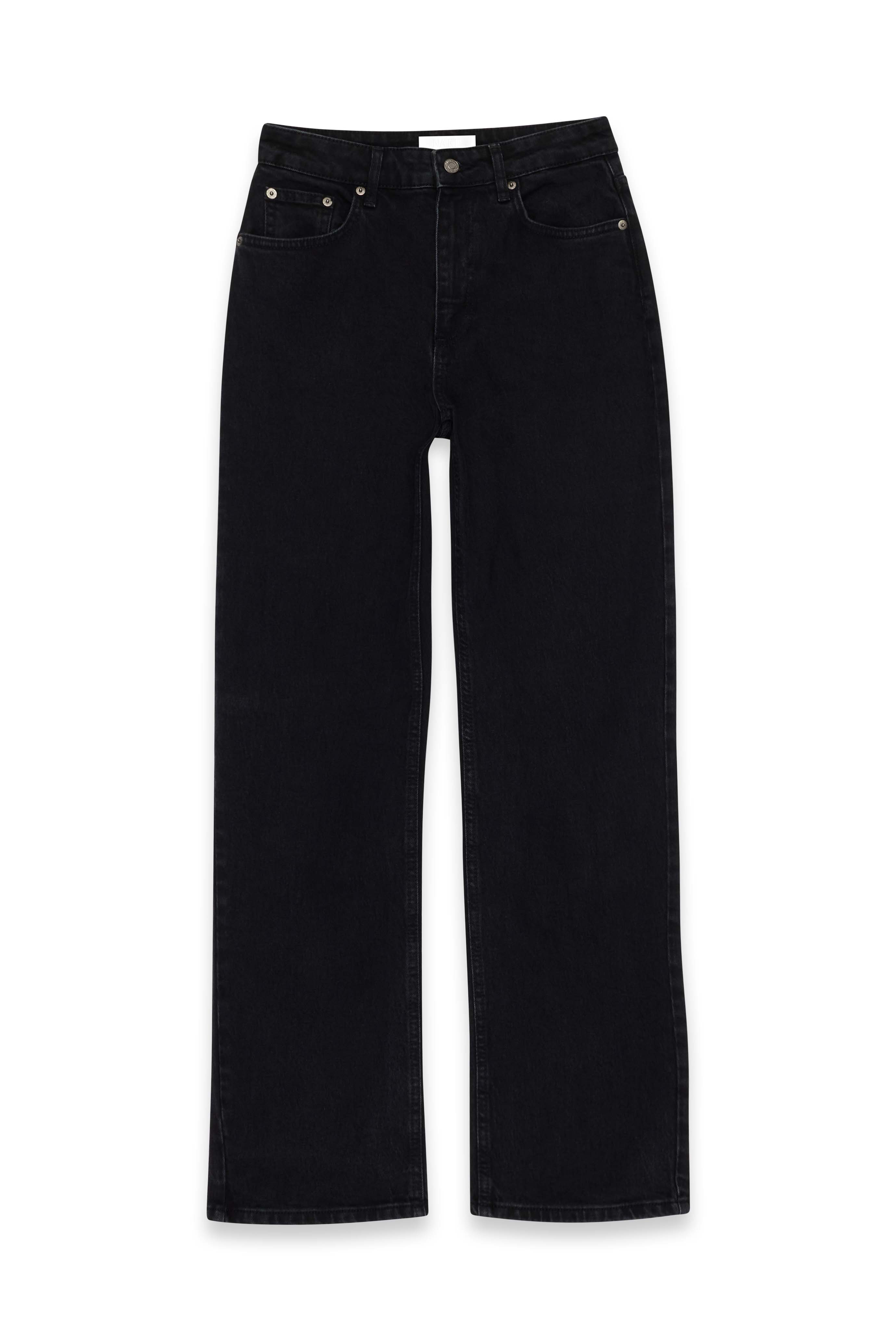 Wide High Waist Jeans Grey | NA-KD